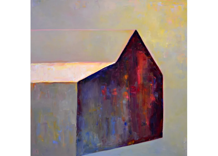 Floating Barn, 2006  
Oil on canvas  
30 x 30 inches