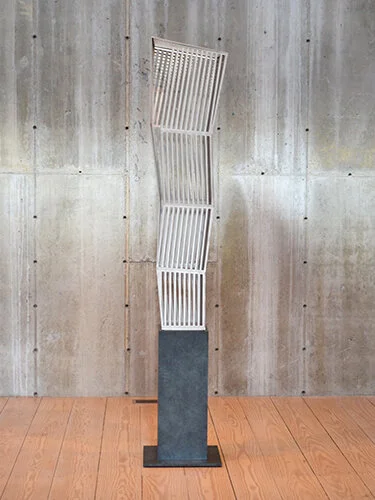 South Tower, 2008
Stainless steel, bronze base
89 x 16 x 16 inches