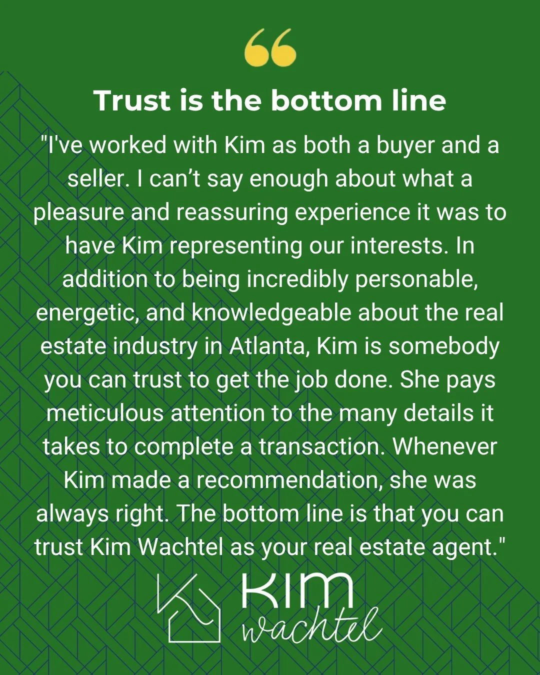 Thanks to my client for these incredibly kind words. It is always an honor to work on both sides of a transaction (buying and selling) , and I'm thrilled when I can provide a reassuring experience during such an important moments in a homeowner's jou