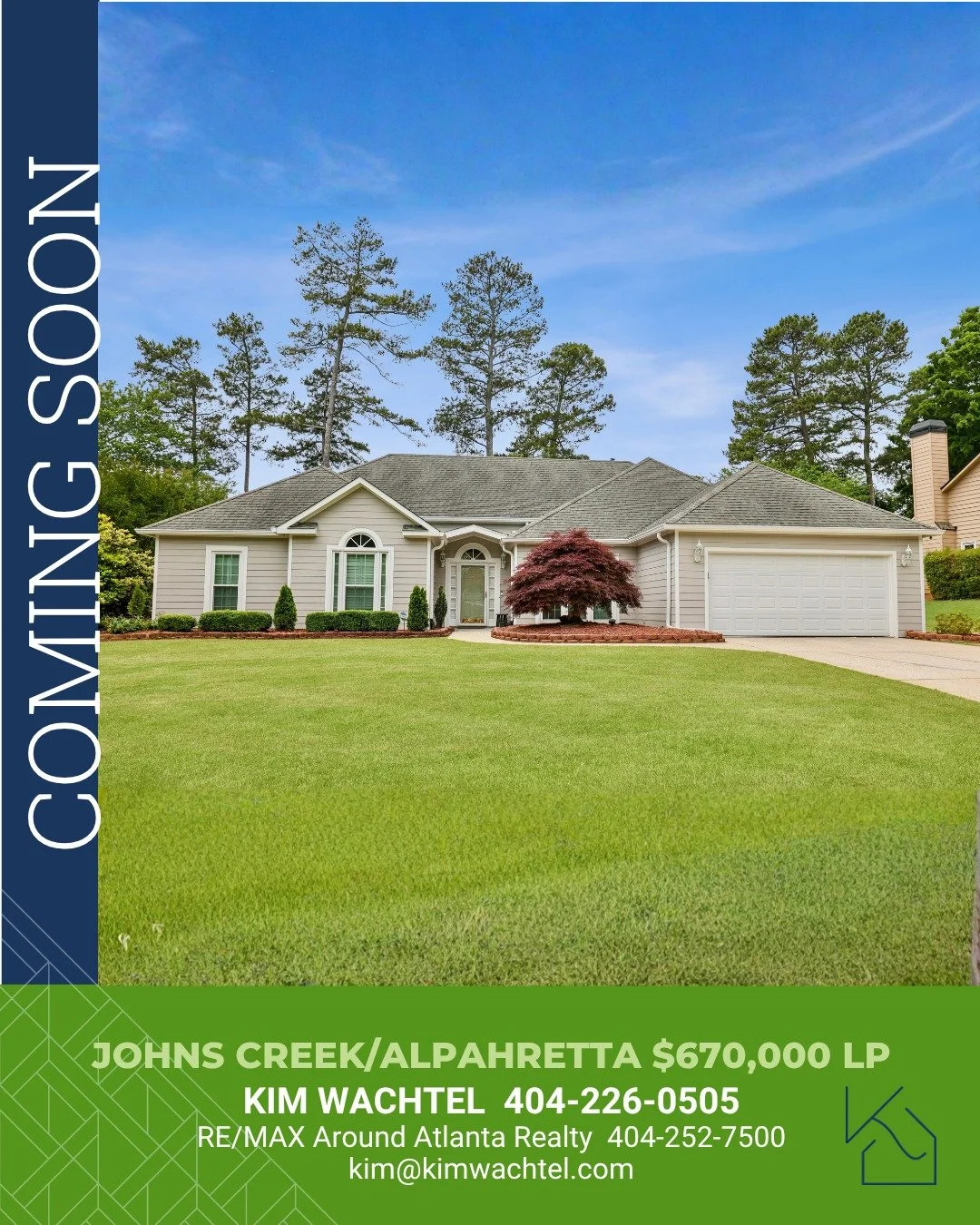 C O M I N G  S O O N &bull; Johns Creek &bull; $670,000 LP
4BR/3BA Ranch Home in Hillbrooke
More at the link in bio: linktr.ee/kimlovesatlanta 

Discover the epitome of single-story luxury in the heart of Alpharetta/Johns Creek. Welcome to this exqui