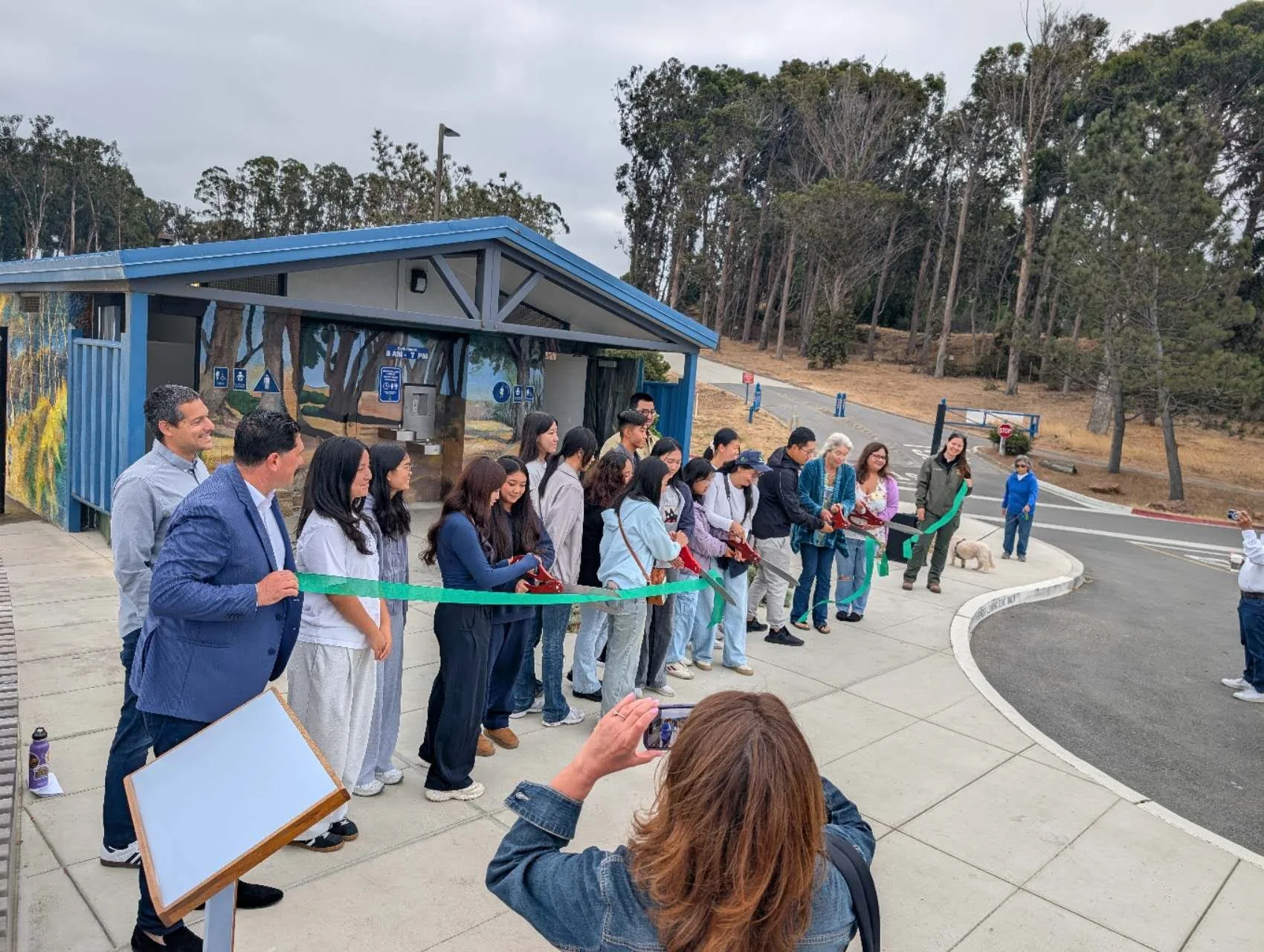 Coyote Point Mural Ribbon-Cutting Ceremony