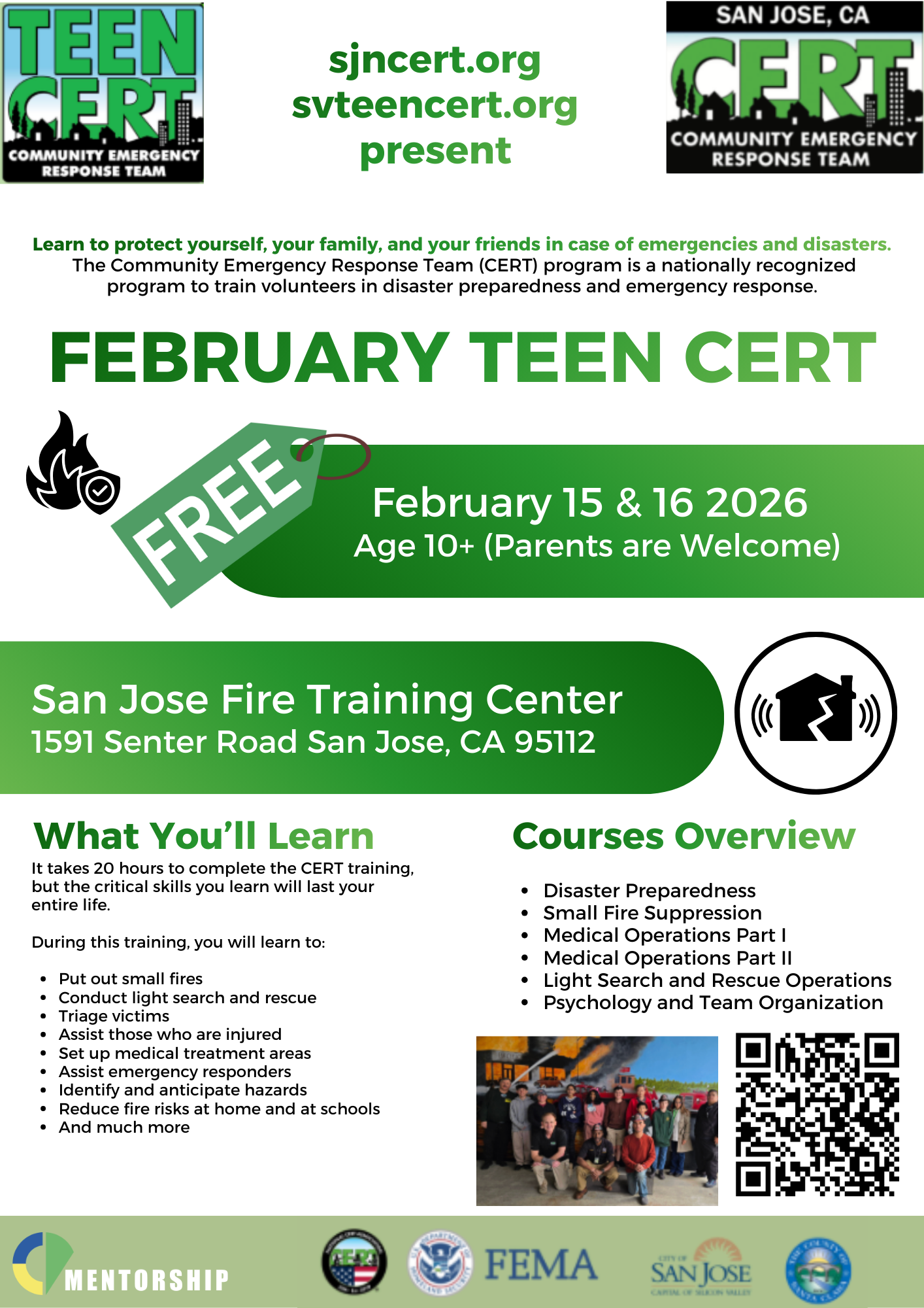 Teen CERT Training