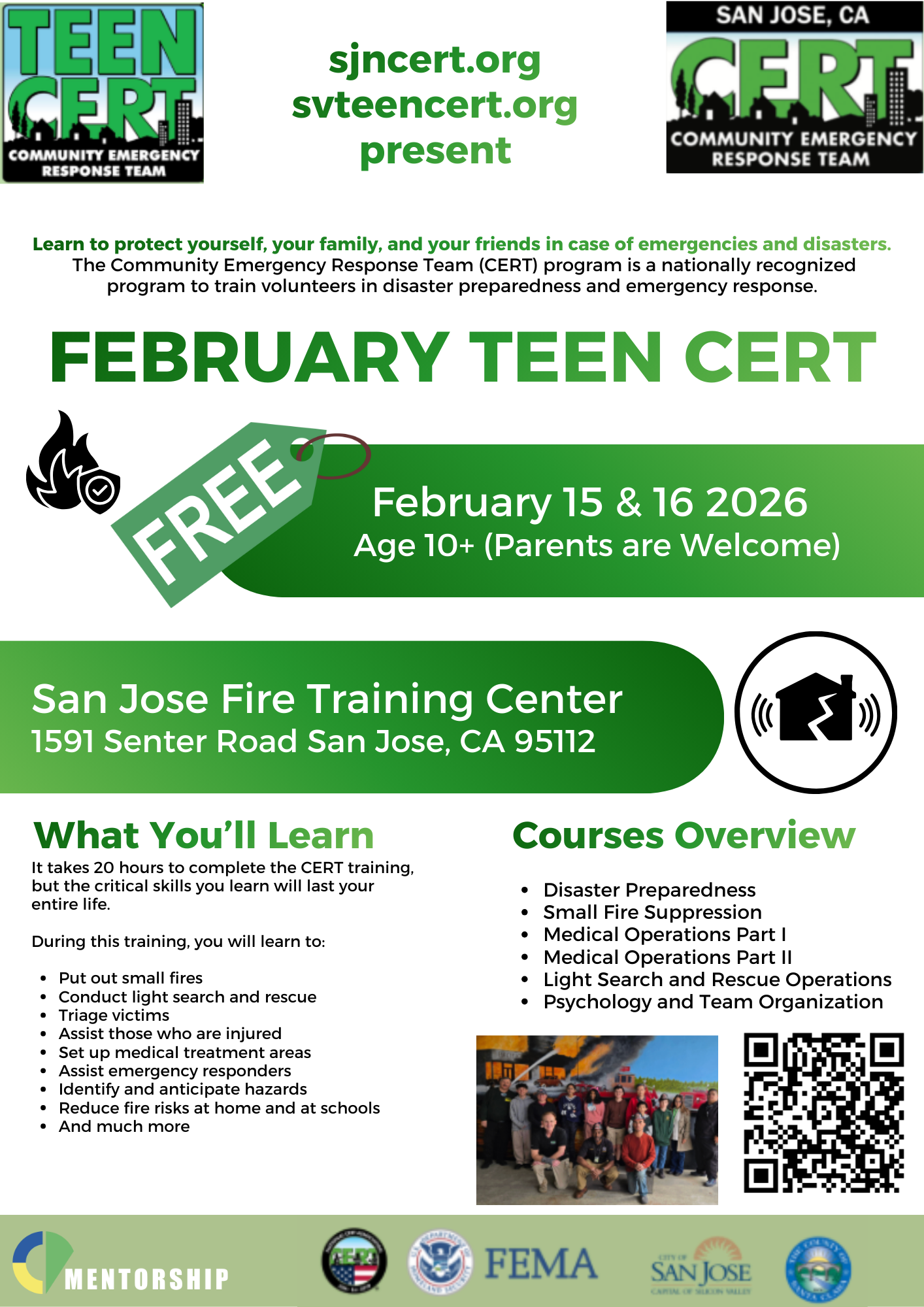 Teen CERT Training