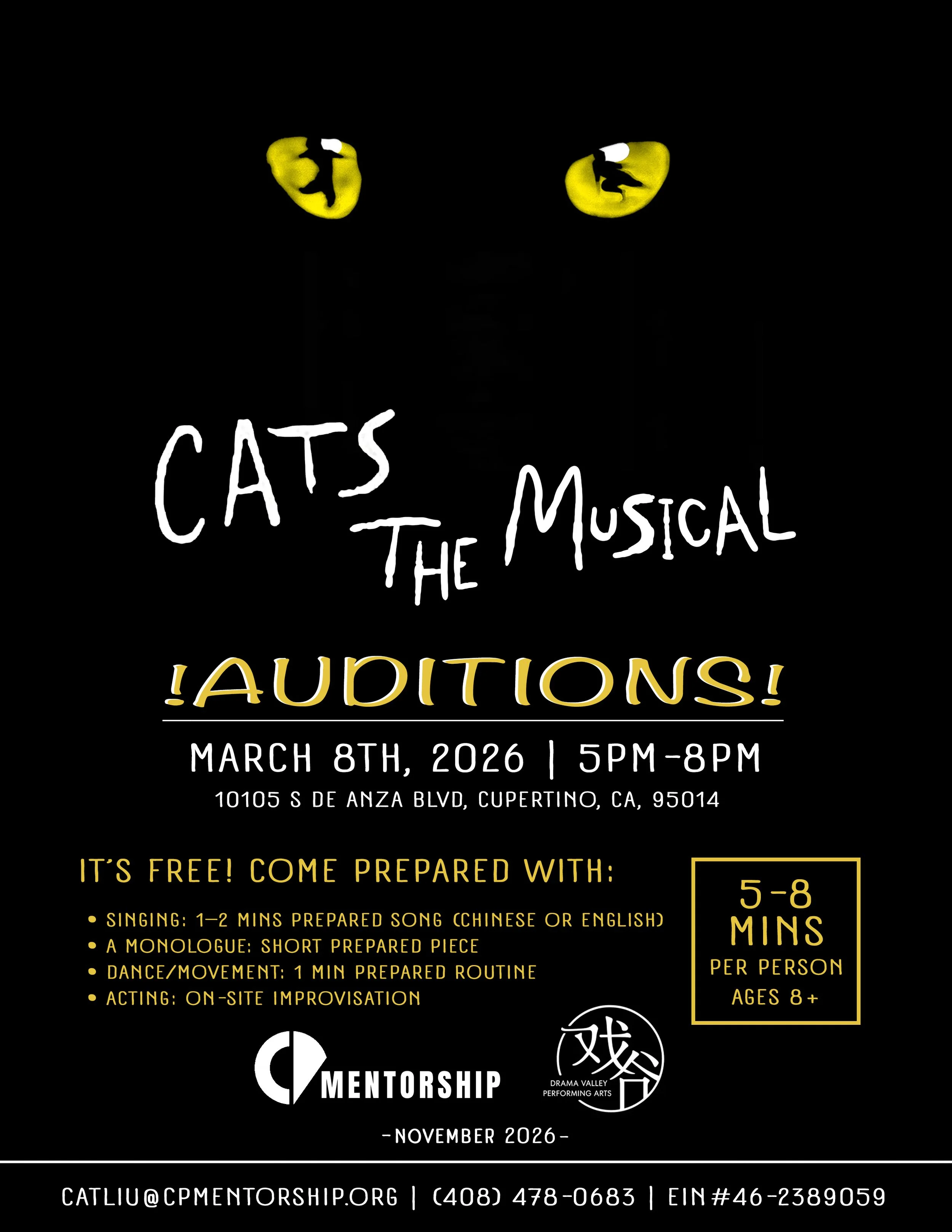 Cats The Musical Auditions