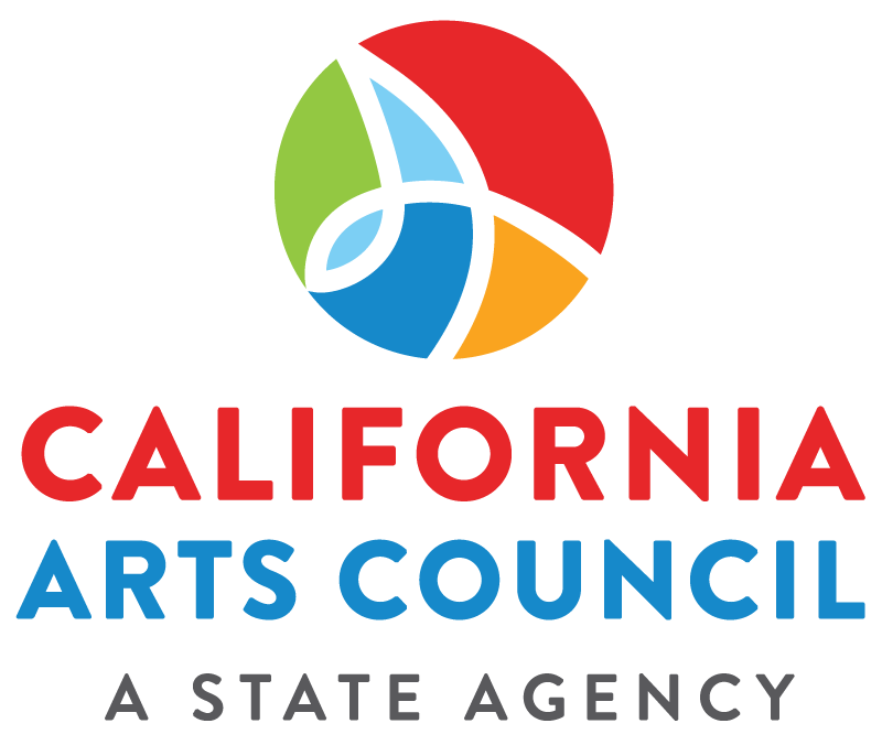 California Arts Council logo with colorful abstract design and text "A State Agency."