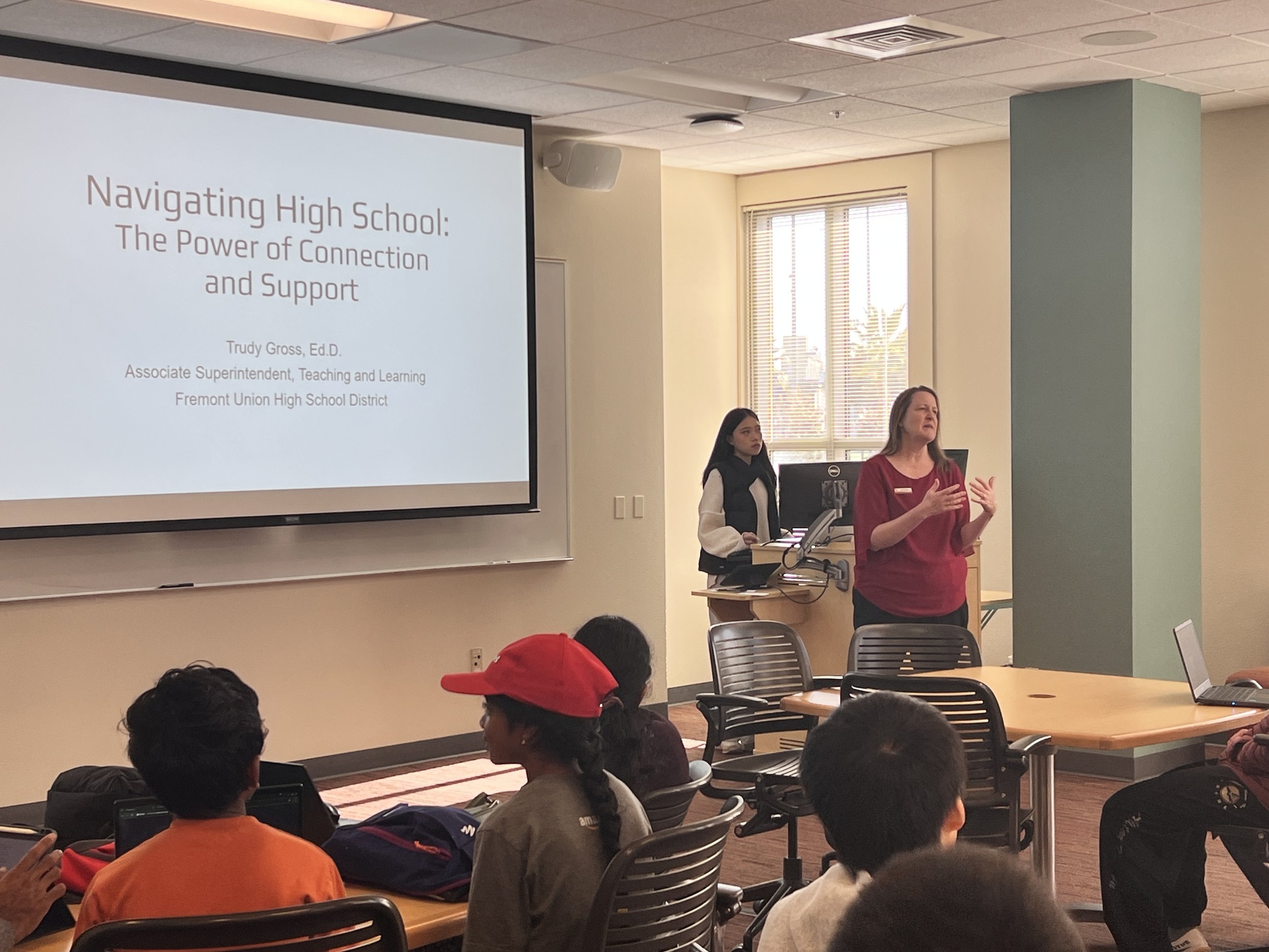  Dr. Trudy Gross’ talk - Navigating High School: The Power of Connection and Support 