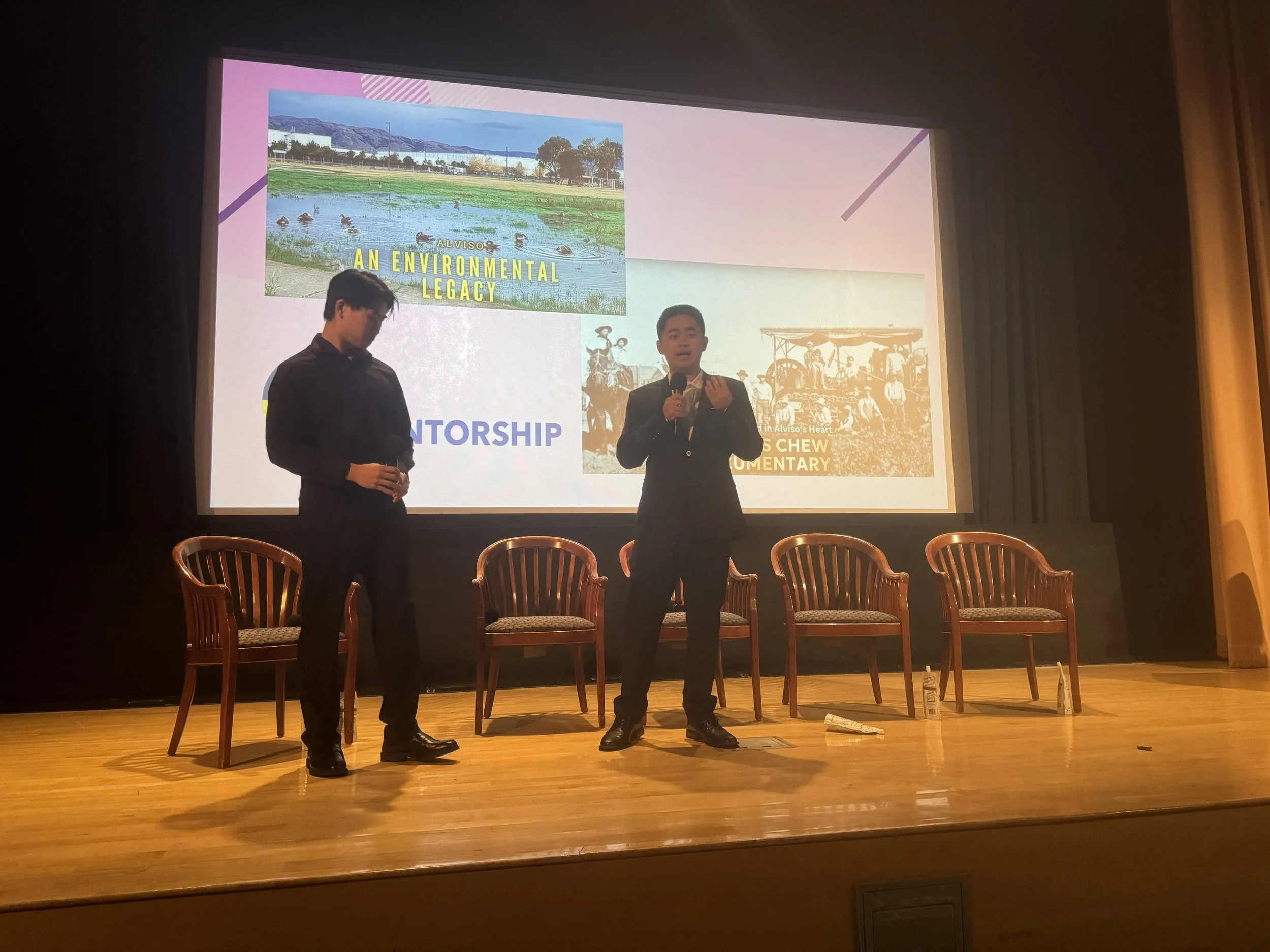 Grant Han and Even Shi on the stage 