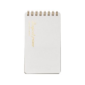 Logical Prime W Ring Notebook Plain (White) — NAKABAYASHI