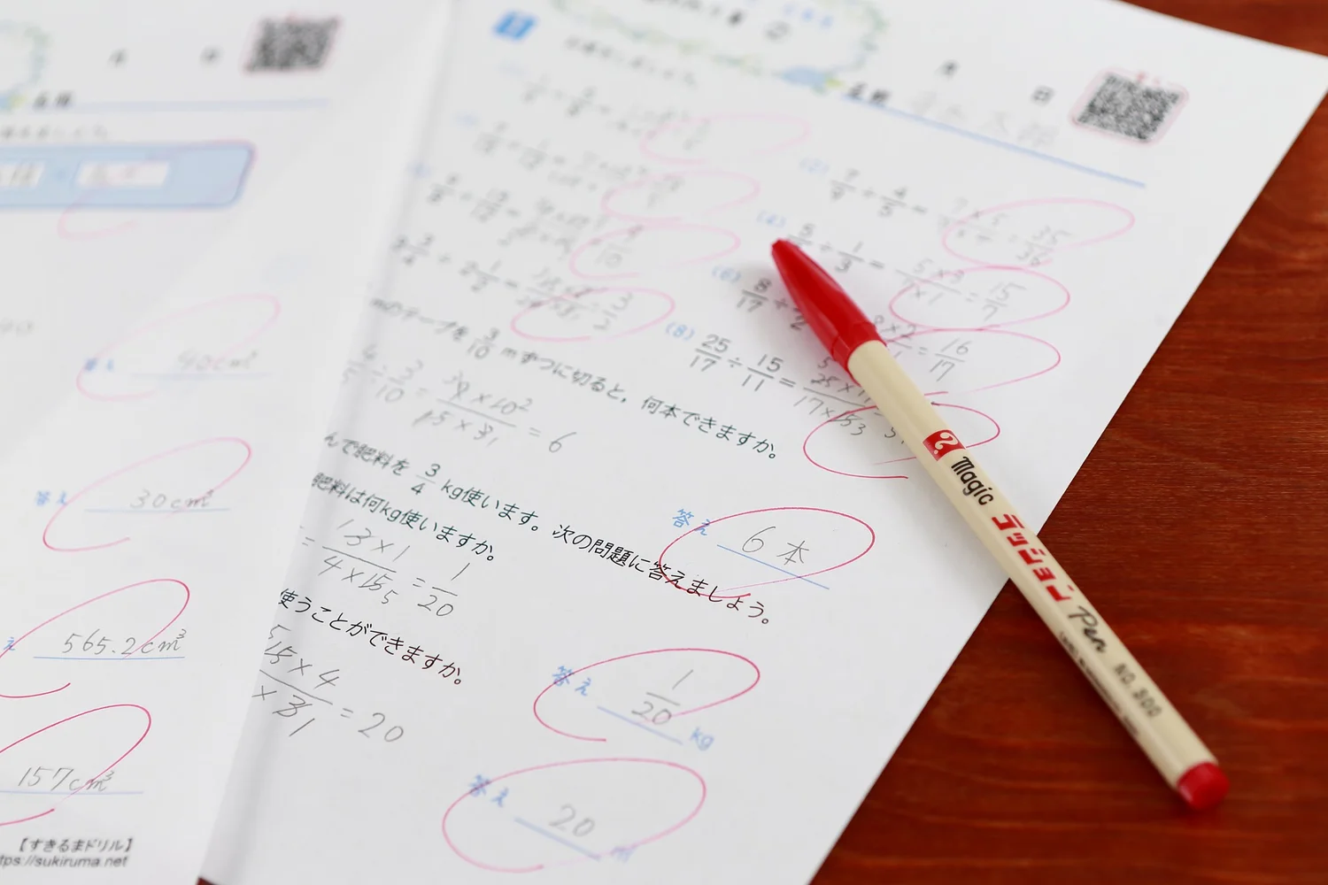 Magic Rashon Pen 8 Color Set Nakabayashi