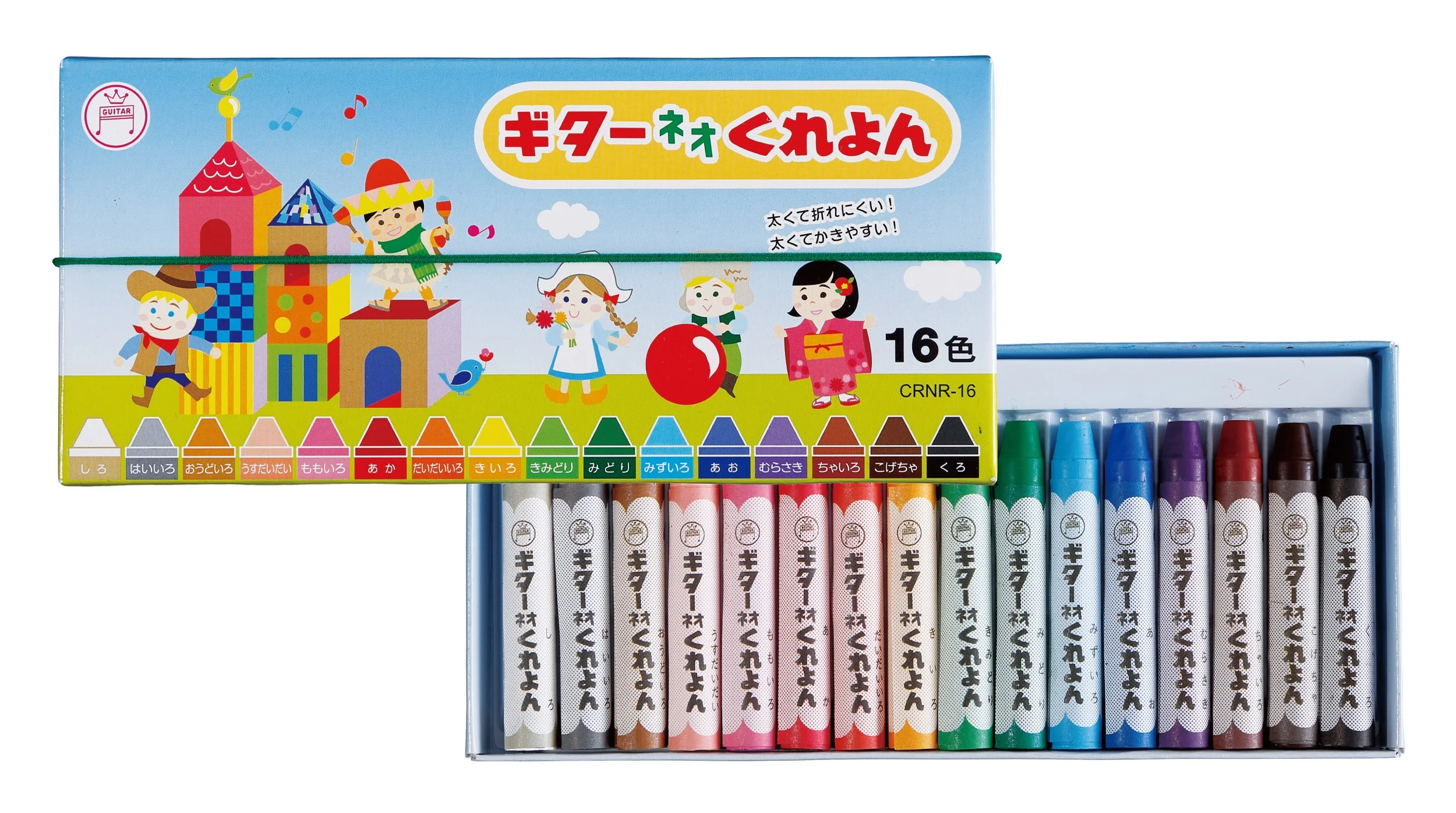 Guiter Crayon 16 Color Set | NAKABAYASHI display picture 1