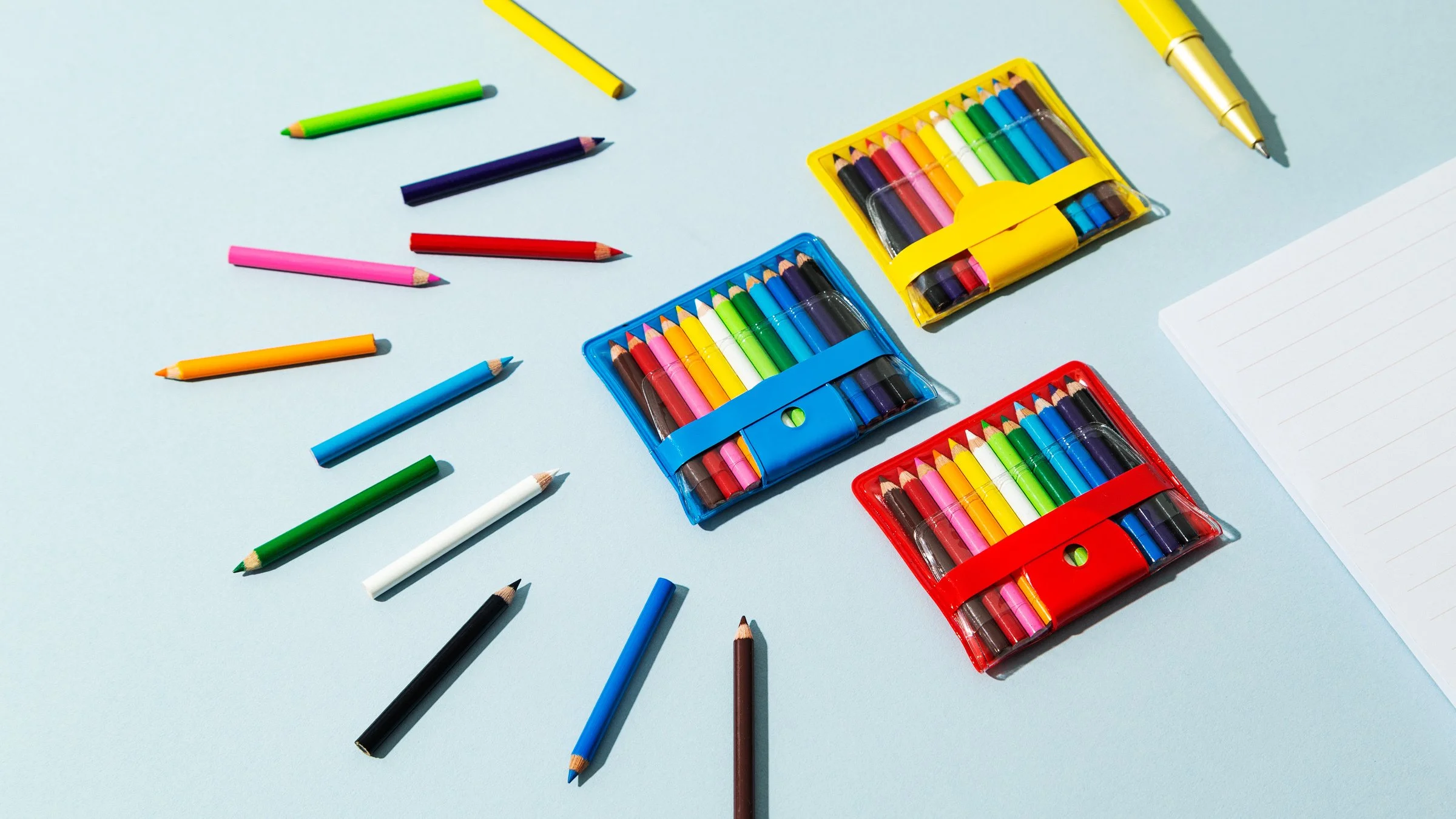 Mini Color-Red Set of 4pcs of Red, Yellow and Blue total 12pcs