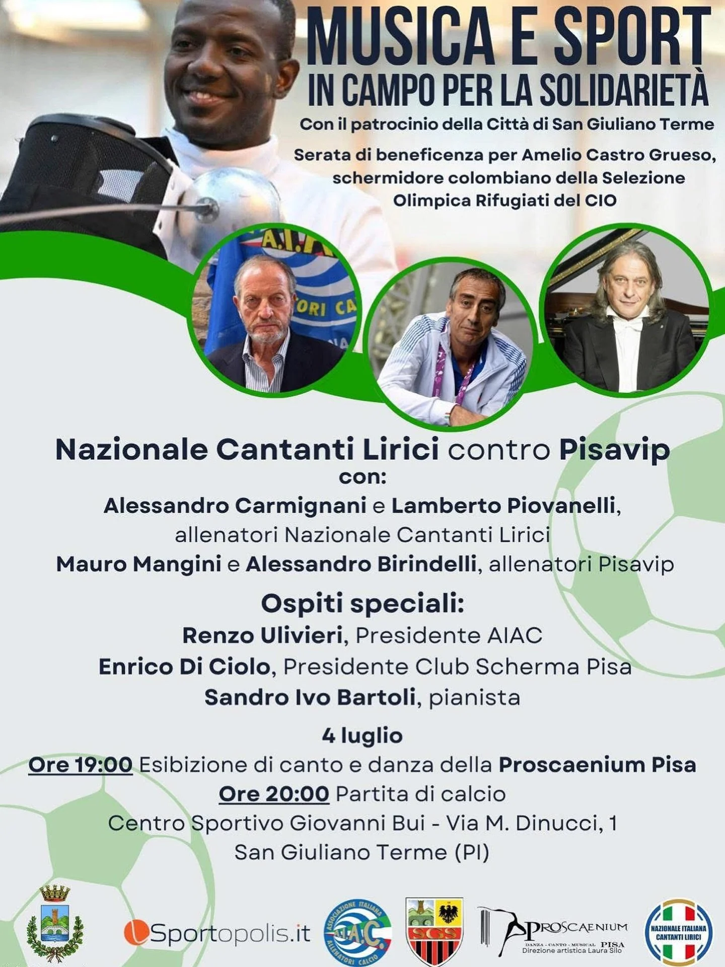 Arriviamo!!!! ⚽️🇮🇹🎶 @cantantil_irici 

Udite udite, tutti presenti alla partita del 4 luglio