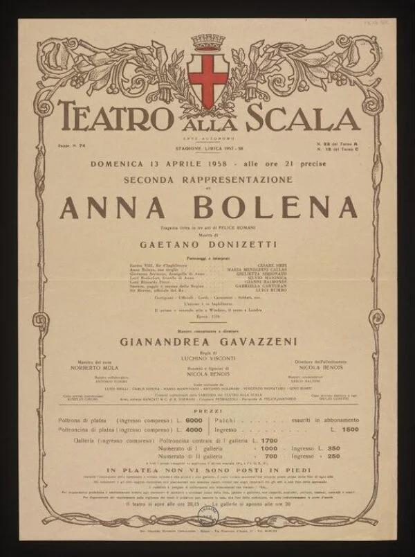 G. Donizetti, ANNA BOLENA