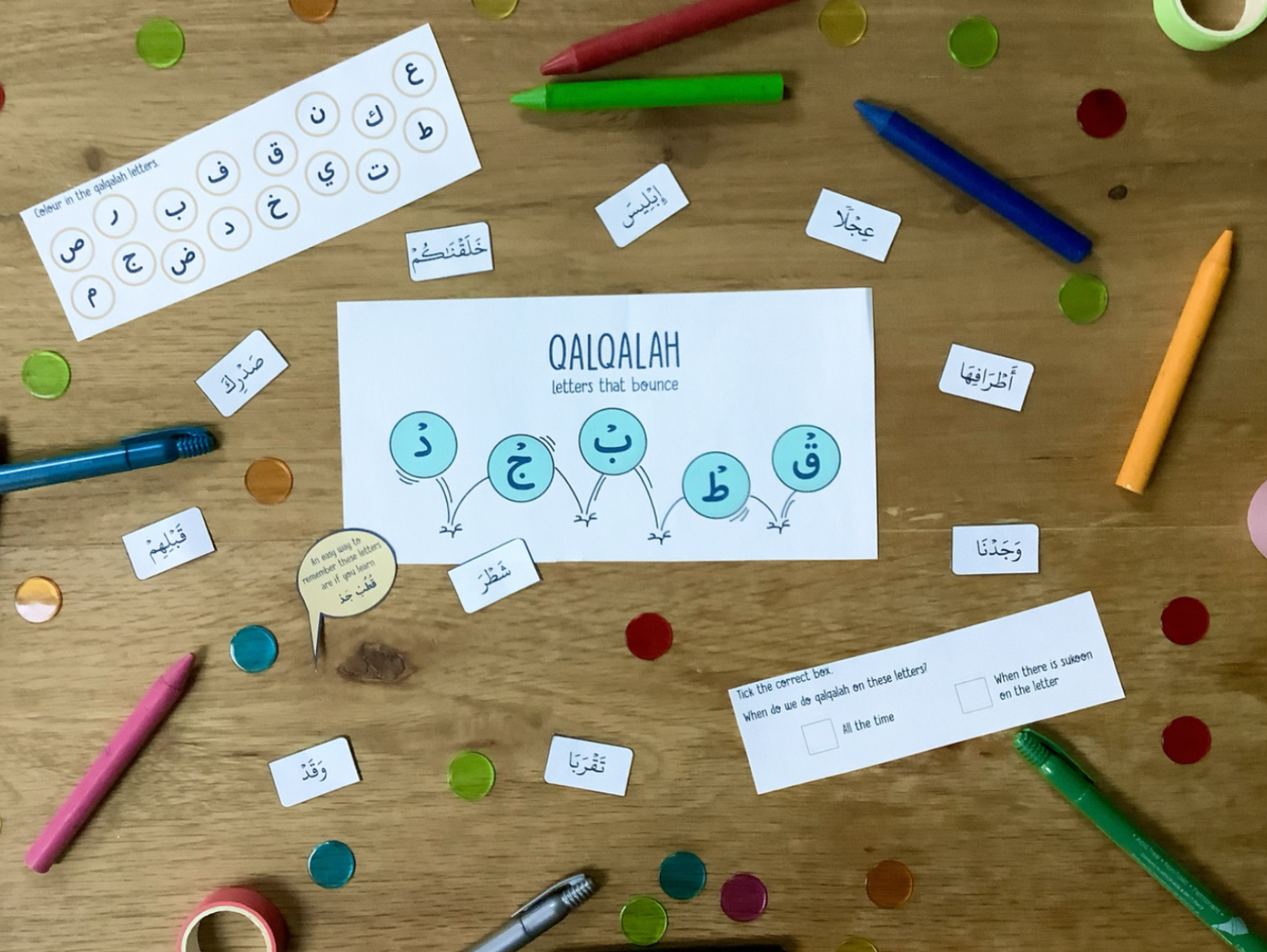 Qalqalah - Letters that bounce 