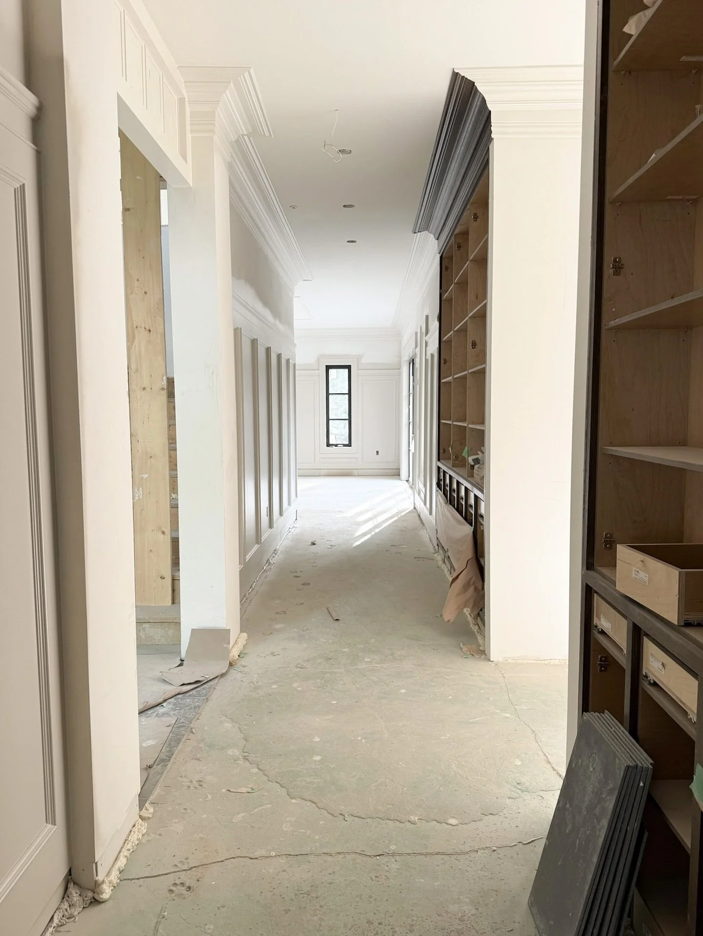 This home has taken shape beautifully as the finishing carpentry progresses. Looking forward to sharing more as we bring it to the finish line. #ManorOnTheHill