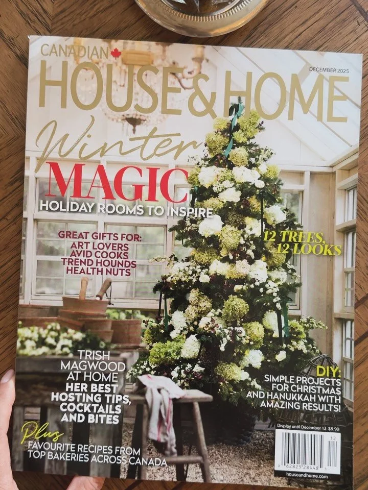 A memorable moment in time &mdash; our family home featured in a ten-page spread in @houseandhomemag, dressed in honour of our favourite season.

My deepest thanks to my husband, @divanohomes, for building the home we dreamed into being; to @tina_ema