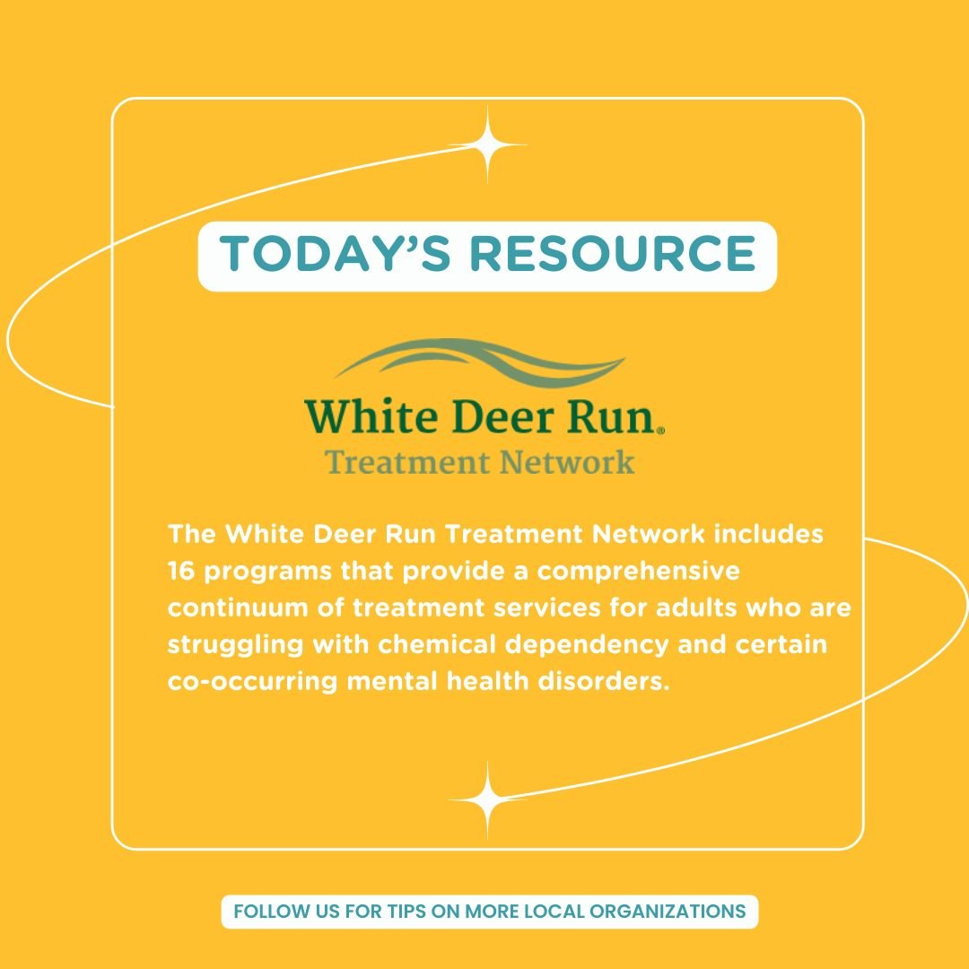 Another valuable resource in our community, is White Deer Run of Lancaster. This treatment network provide an extensive list of treatment services for individuals who are struggling with chemical dependency and mental health disorders. 

For more inf