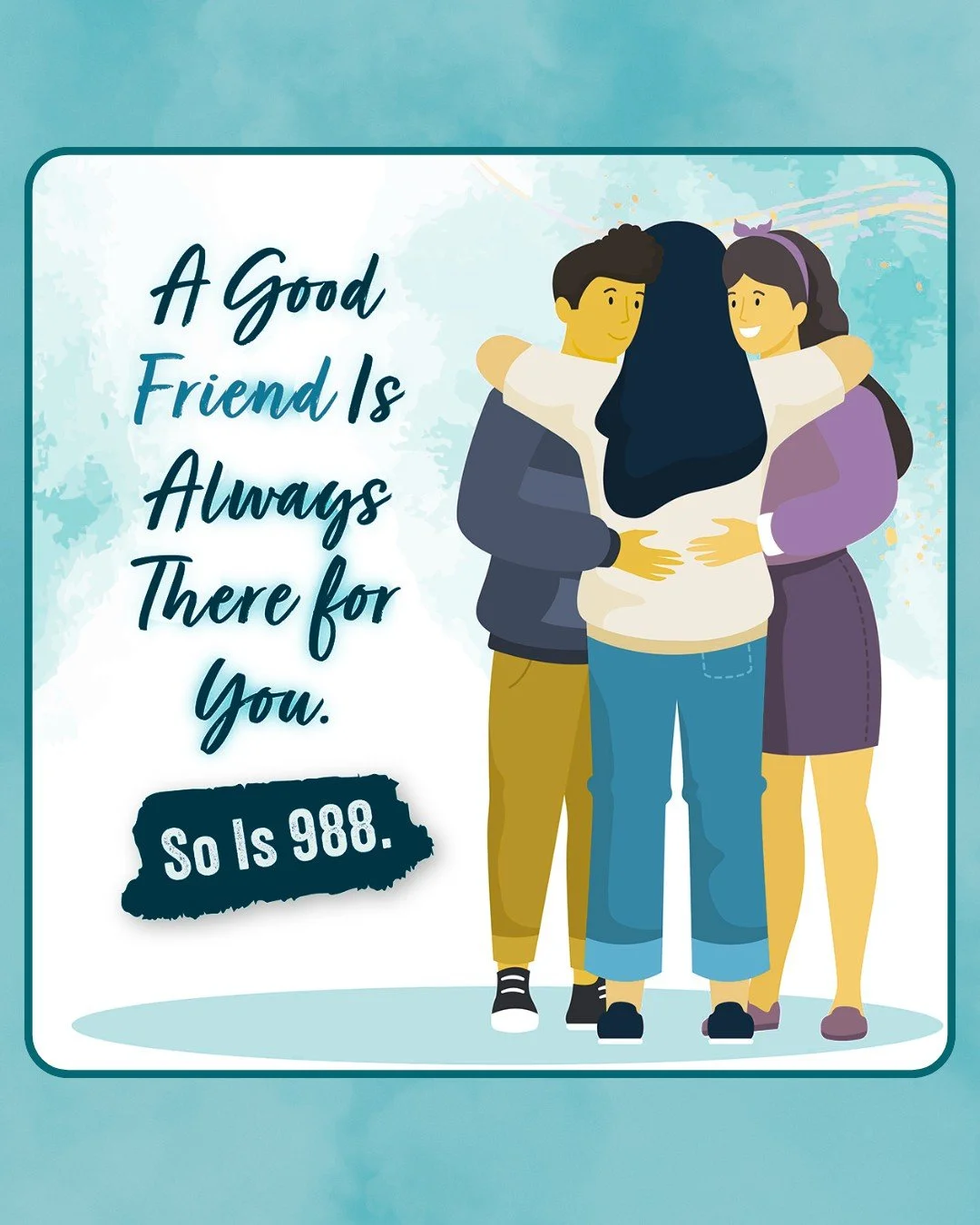 This month, we join countless others in saying loudly: You are not alone. 

Your life has meaning. Your story matters. There is hope even in the hardest moments.

If you or someone you love is struggling, please call or text 988 for immediate support