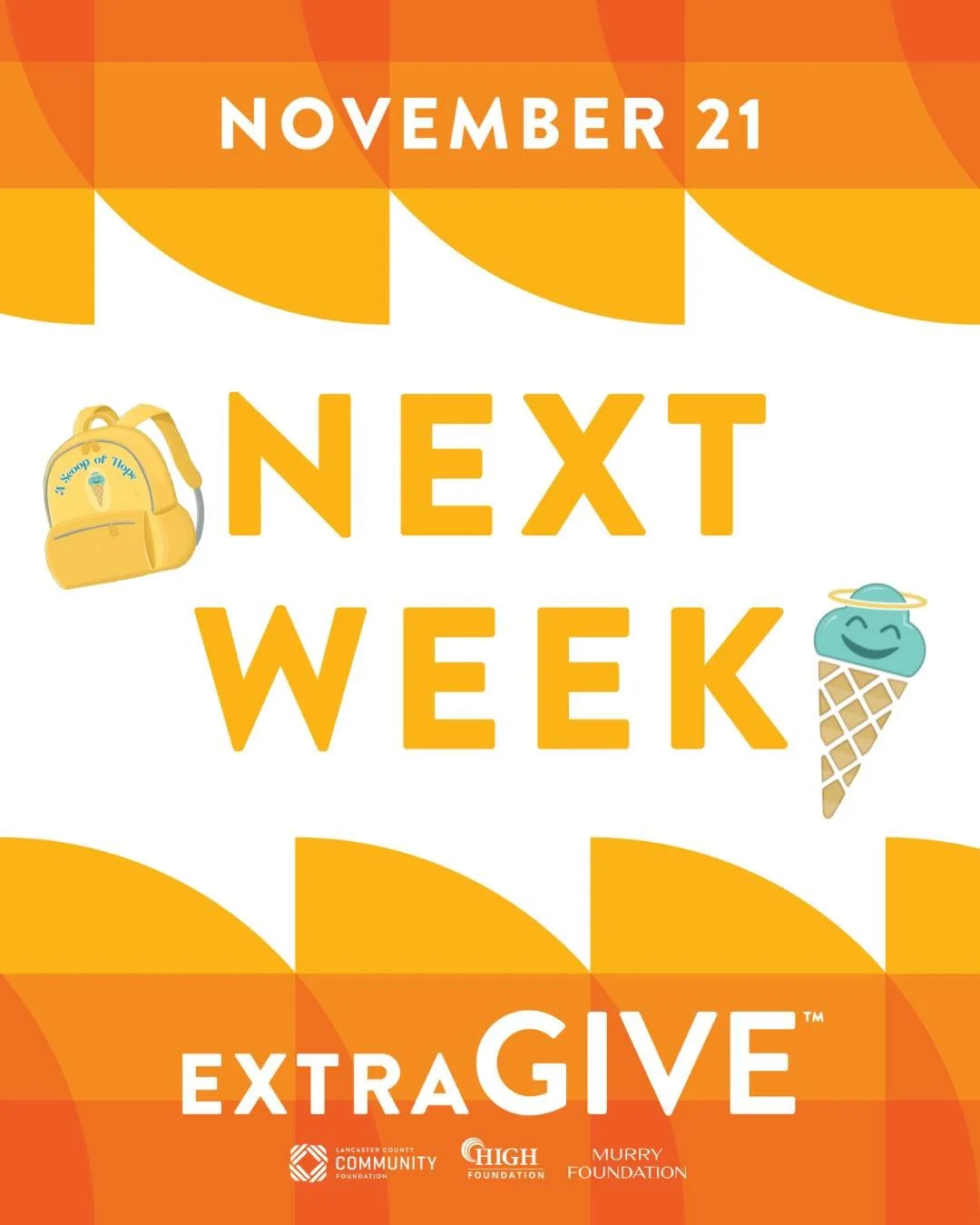 In one week, our community has the chance to change someone&rsquo;s first day of recovery.
A warm pair of gloves. A journal. A bus pass. A reminder that someone cares.
This is what your Extra Give donation makes possible. 
Join us November 21. Hope b