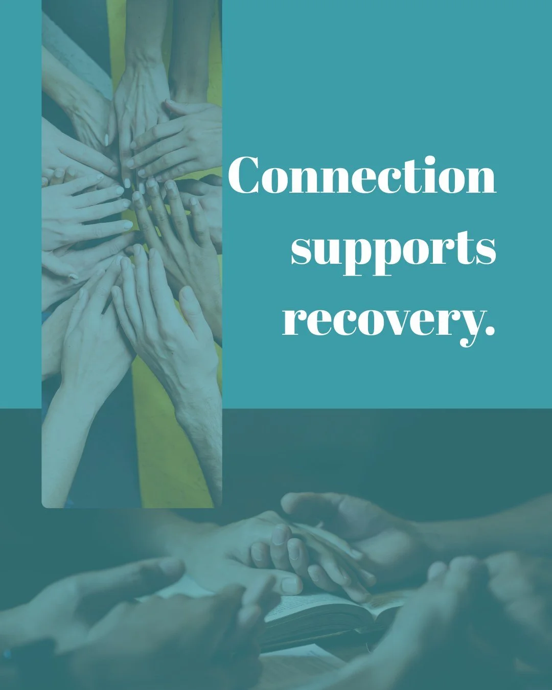Social connection and emotional support are strongly linked to positive recovery outcomes.

Recovery isn&rsquo;t meant to be done alone. Community, compassion, and encouragement play a powerful role in long-term healing.

#RecoveryAwareness #Communit