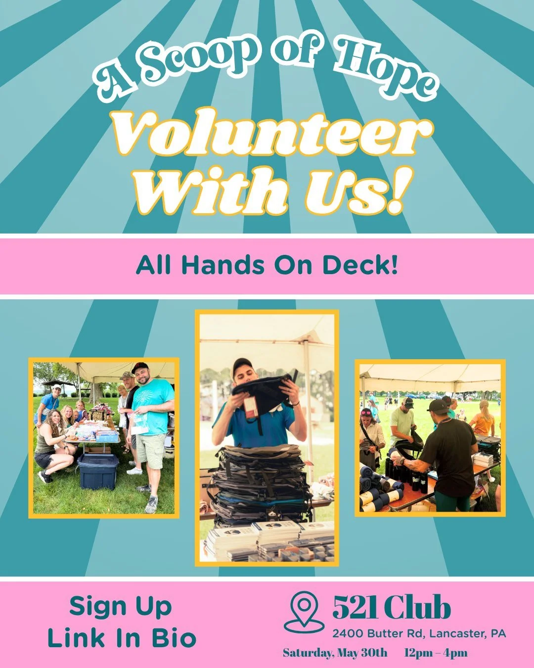 This is what it looks like when a community shows up. 

Volunteers are at the heart of everything we do &mdash; helping us bring this event to life and support individuals starting recovery.

We&rsquo;d love to have you join us.

Sign up to volunteer
