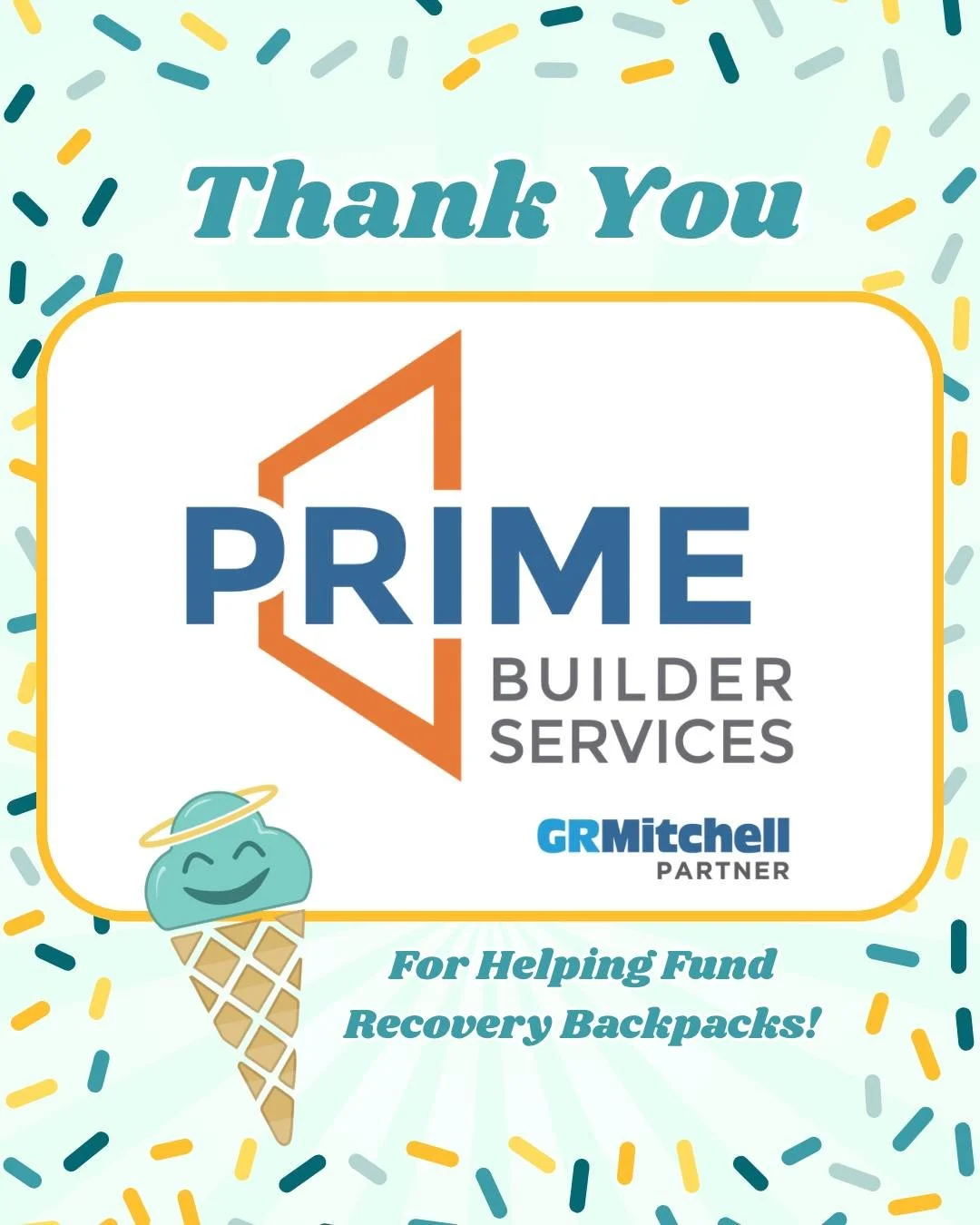 Thank you to Prime Builders for helping us fill backpacks for individuals beginning their recovery journey. 🎒💛

Your support helps provide comfort, resources, and hope to members of our community.

#Sponsorship #SupportRecovery #thankyou #Community