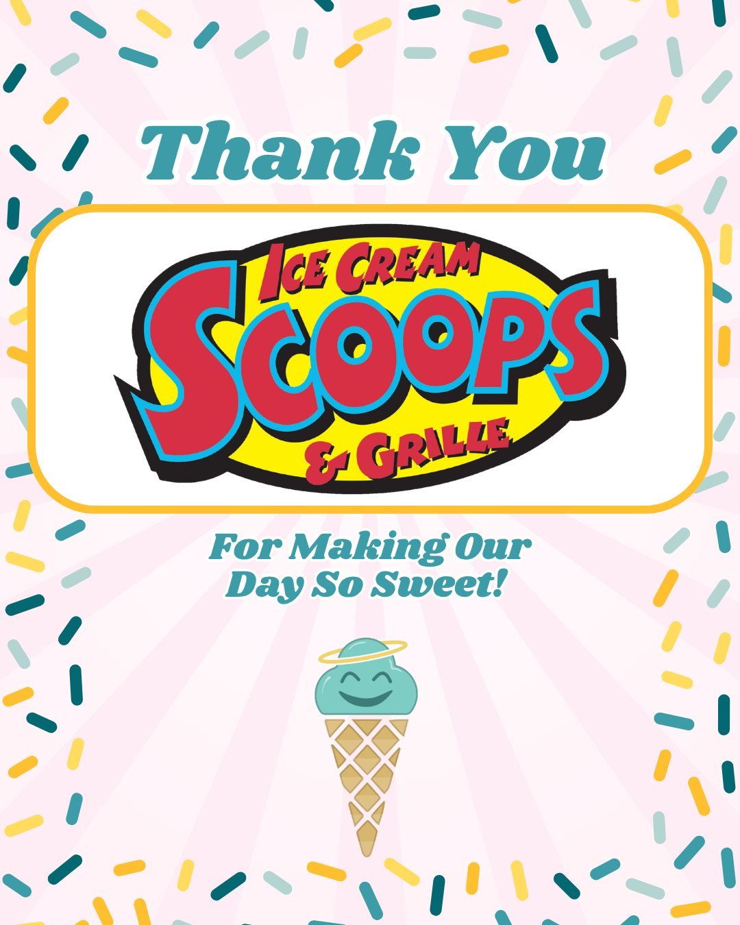 Huge thank you to @scoopsgrille  for helping make our Ice Cream Social so special year after year! 🍦

We&rsquo;re so grateful for their continued partnership, delicious ice cream, and amazing food.

Be sure to stop by and grab a scoop on Saturday, M