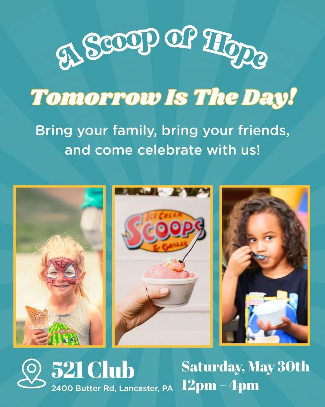 We can&rsquo;t wait to gather with our community for a day filled with connection, hope, recovery, free ice cream, raffles, family fun, and backpack packing.

Every dollar raised helps support individuals beginning their recovery journey.

📍521 Club