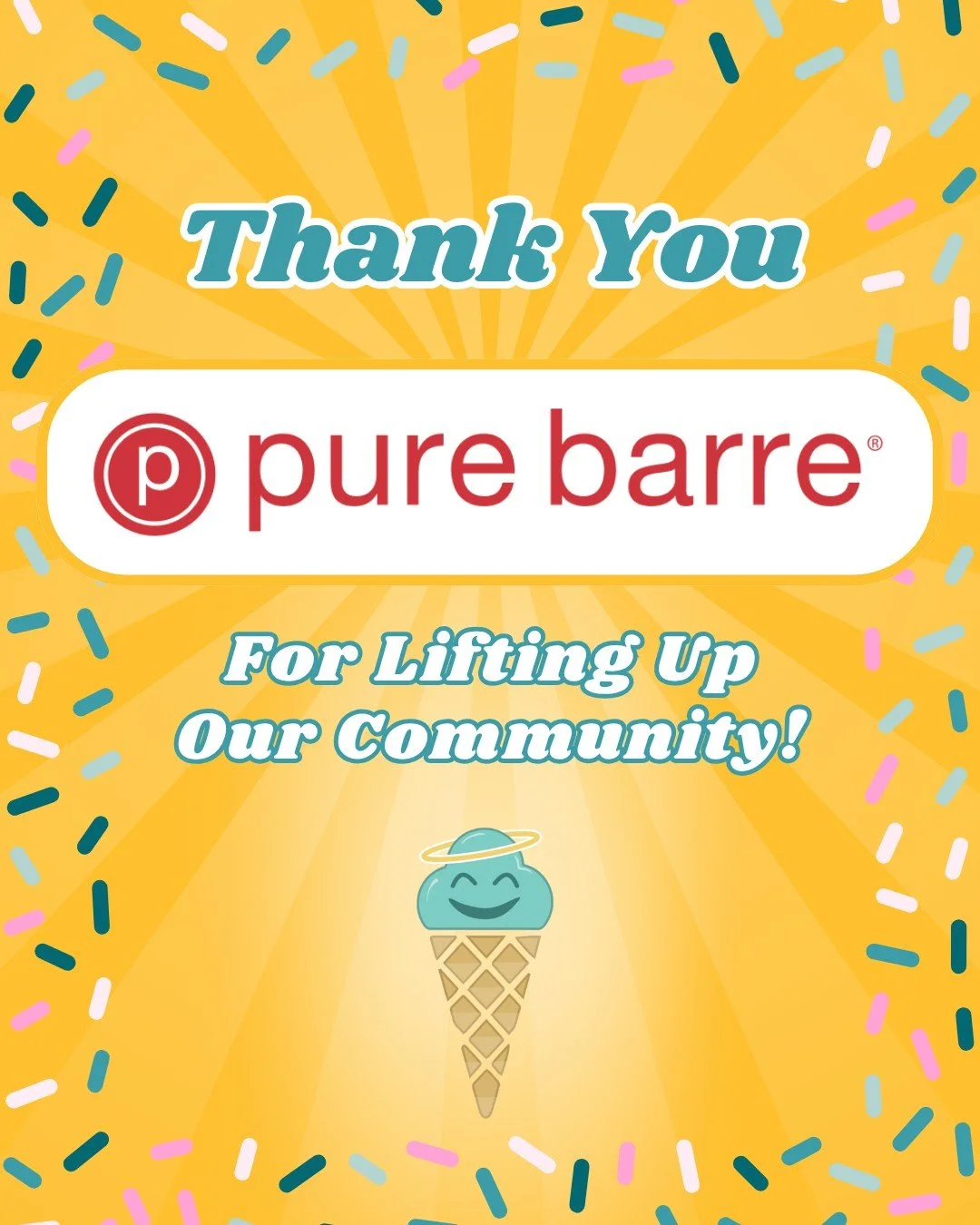 A heartfelt thank you to @purebarre_lancaster and its incredible clients for supporting A Scoop of Hope! 

A few weeks ago, Pure Barre Lancaster generously dedicated the proceeds from their classes to our mission. 

Thank you for not only making a do
