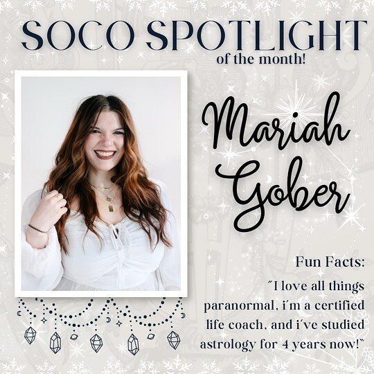 ✨January SoCo Spotlight✨ 

Meet SoCo General Manager Mariah! She hit her 2 year &ldquo;work-a-versary&rdquo; at SoCo the week of Magnolia&rsquo;s Grand Opening! We felt there was nobody better suited to kick off our 2024 spotlights than Mariah. From 