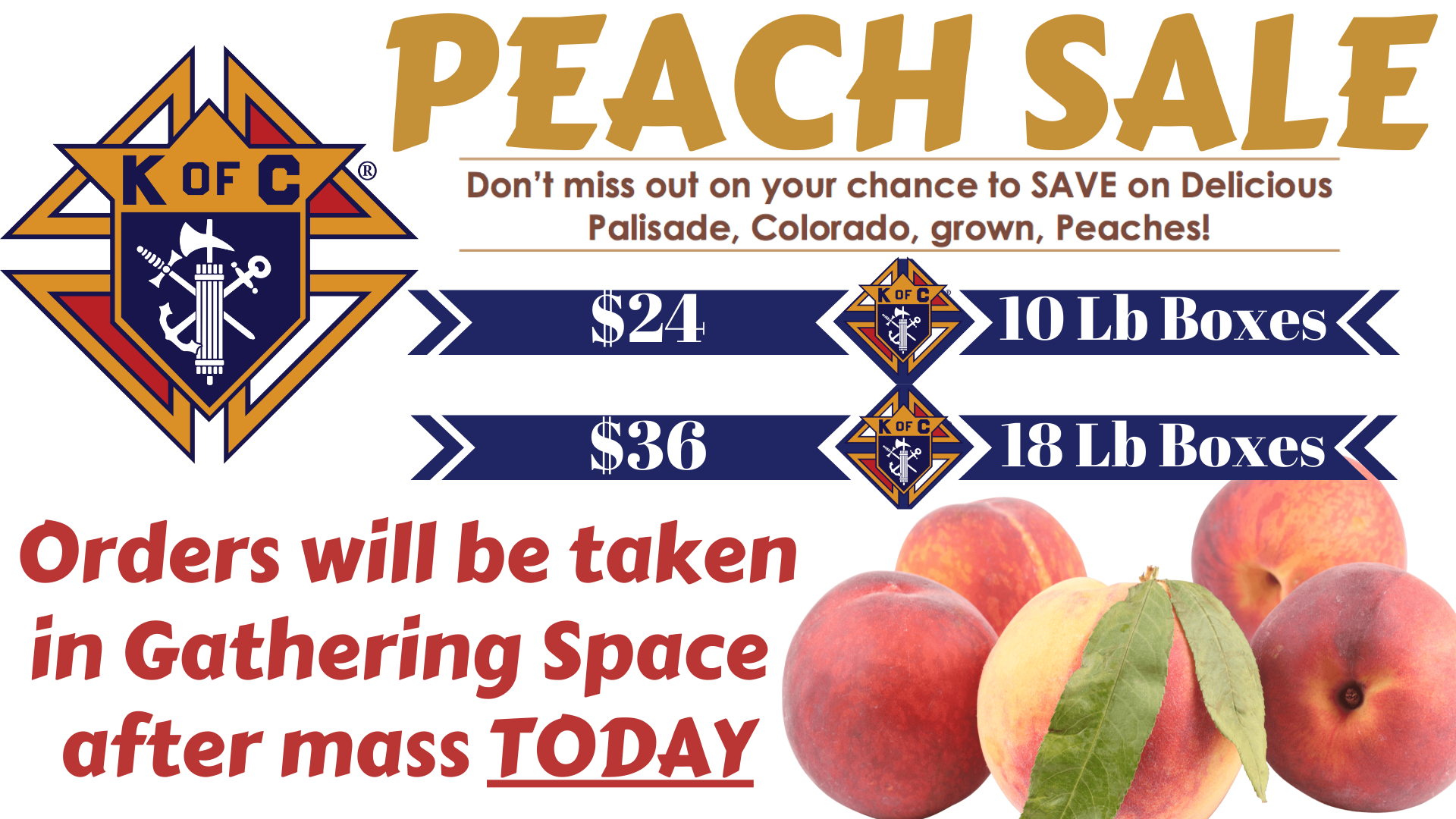 Don't Miss Out on Great Early Season Peaches This Year
