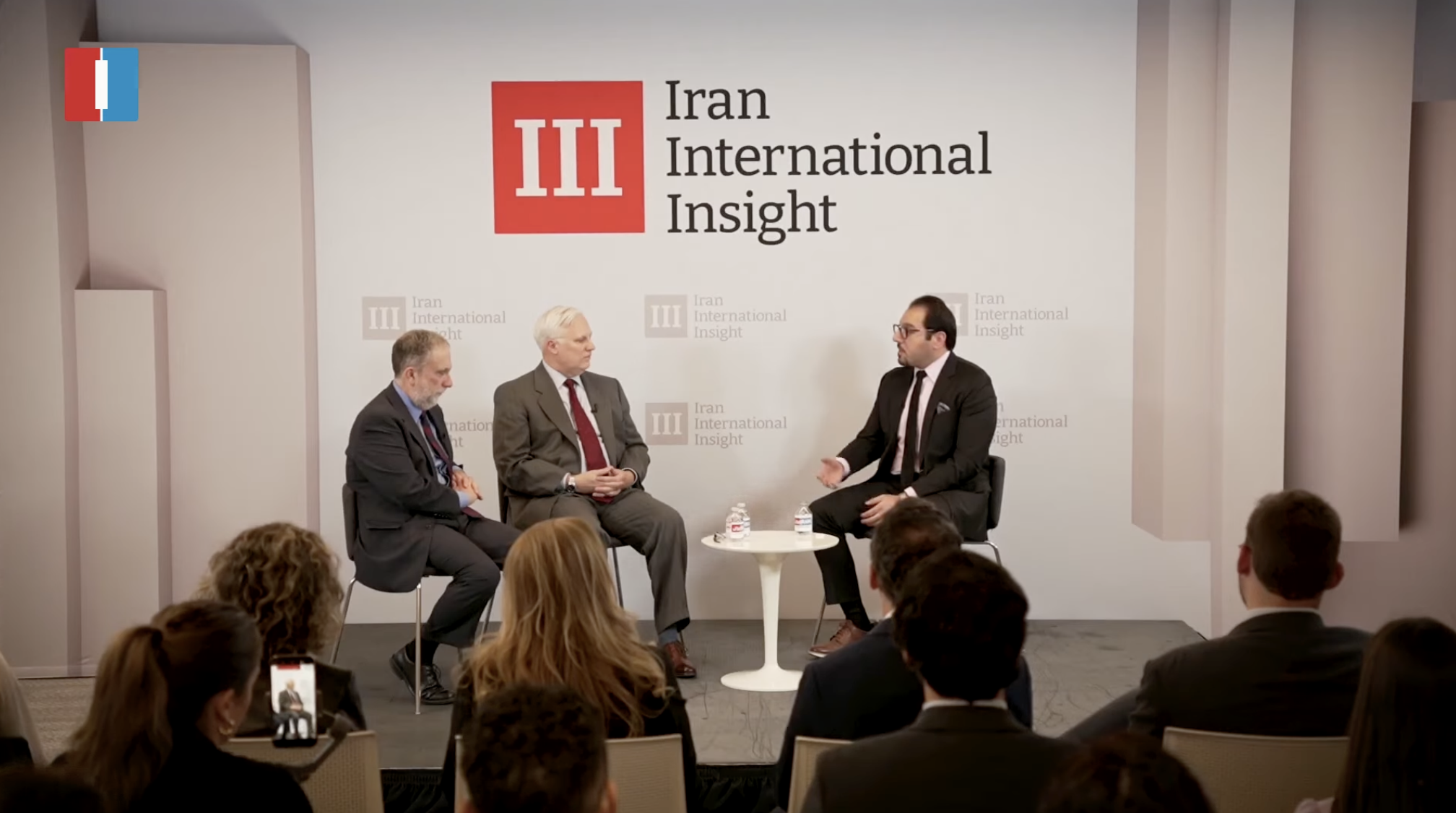 Robert Satloff (left), Joel Rayburn (center) and Behnam Ben Taleblu