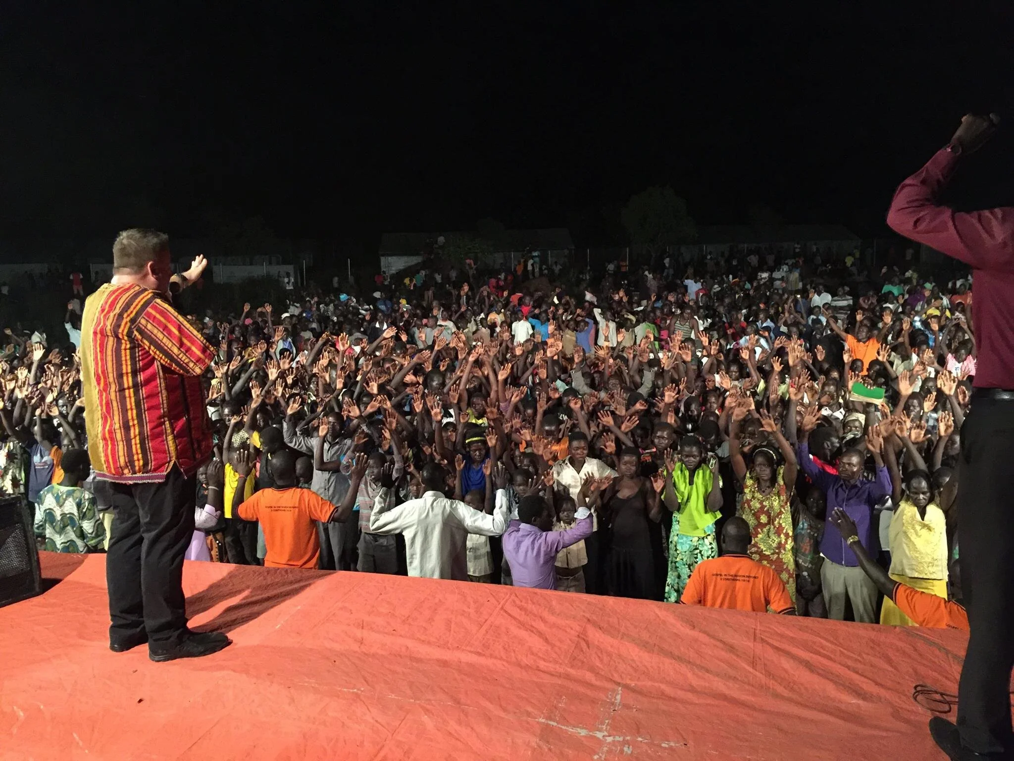 Salvation crusade Mark Davy in Africa.