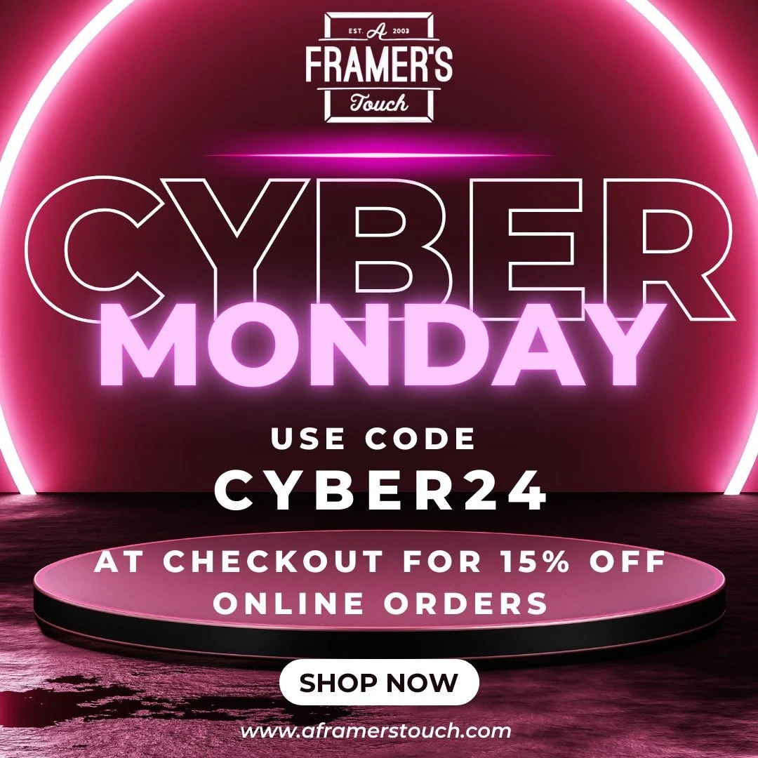 🌟 Cyber Monday Savings! 🌟
Take 15% OFF all online gallery items today only with code CYBER24. 🎁✨ Don&rsquo;t wait&mdash;these deals are gone at midnight!