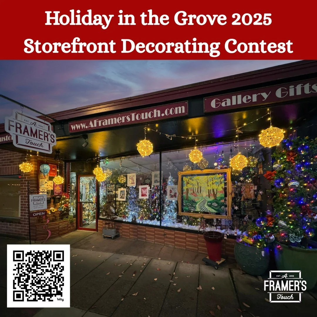 Forest Grove is absolutely glowing this season ✨ Our downtown businesses have poured so much love into creating festive storefronts that spread a little extra holiday magic. We&rsquo;ve added our own sparkle with twinkling trees, thousands of ornamen