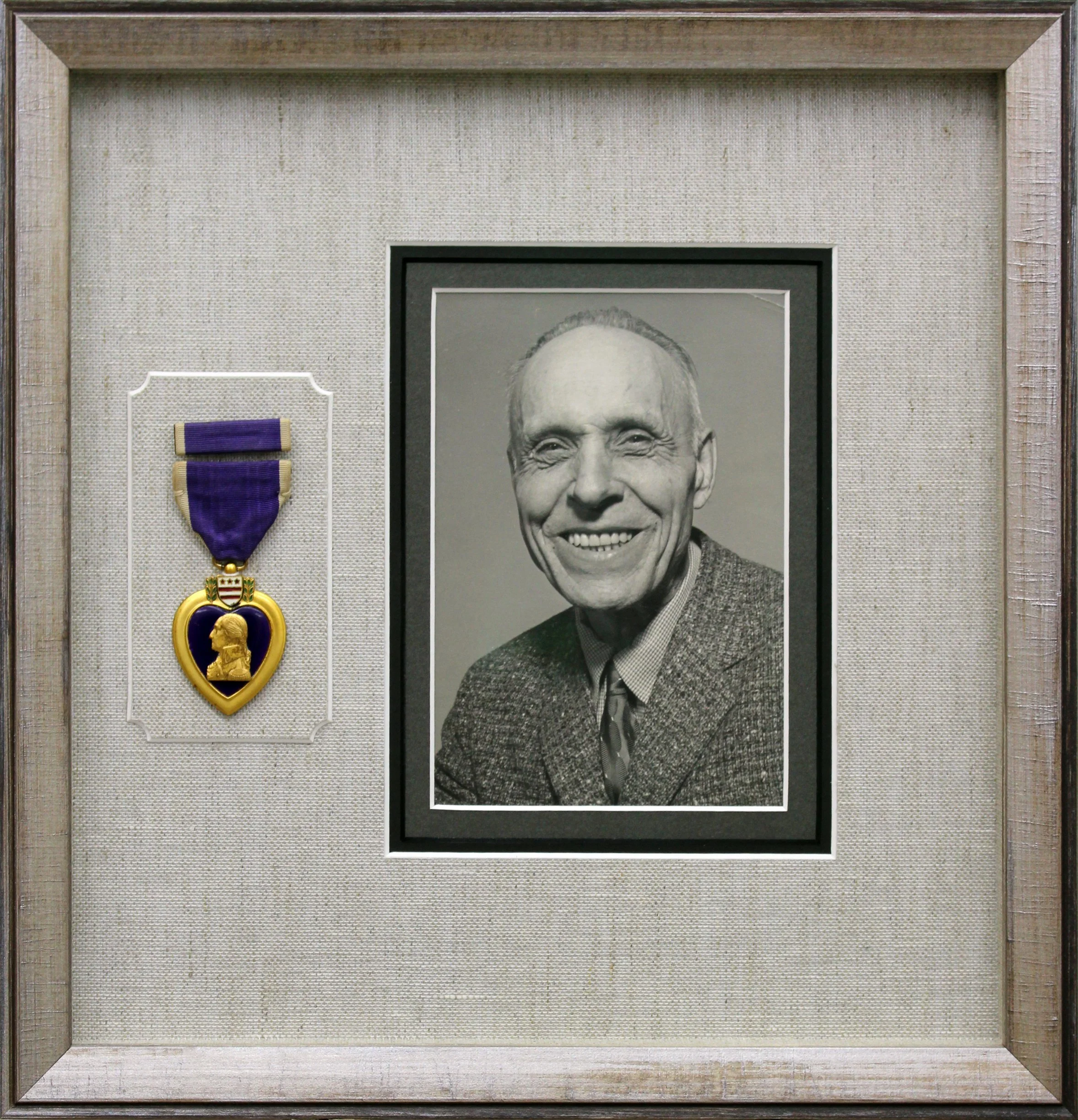 Military Purple Heart Shadow Box Framing