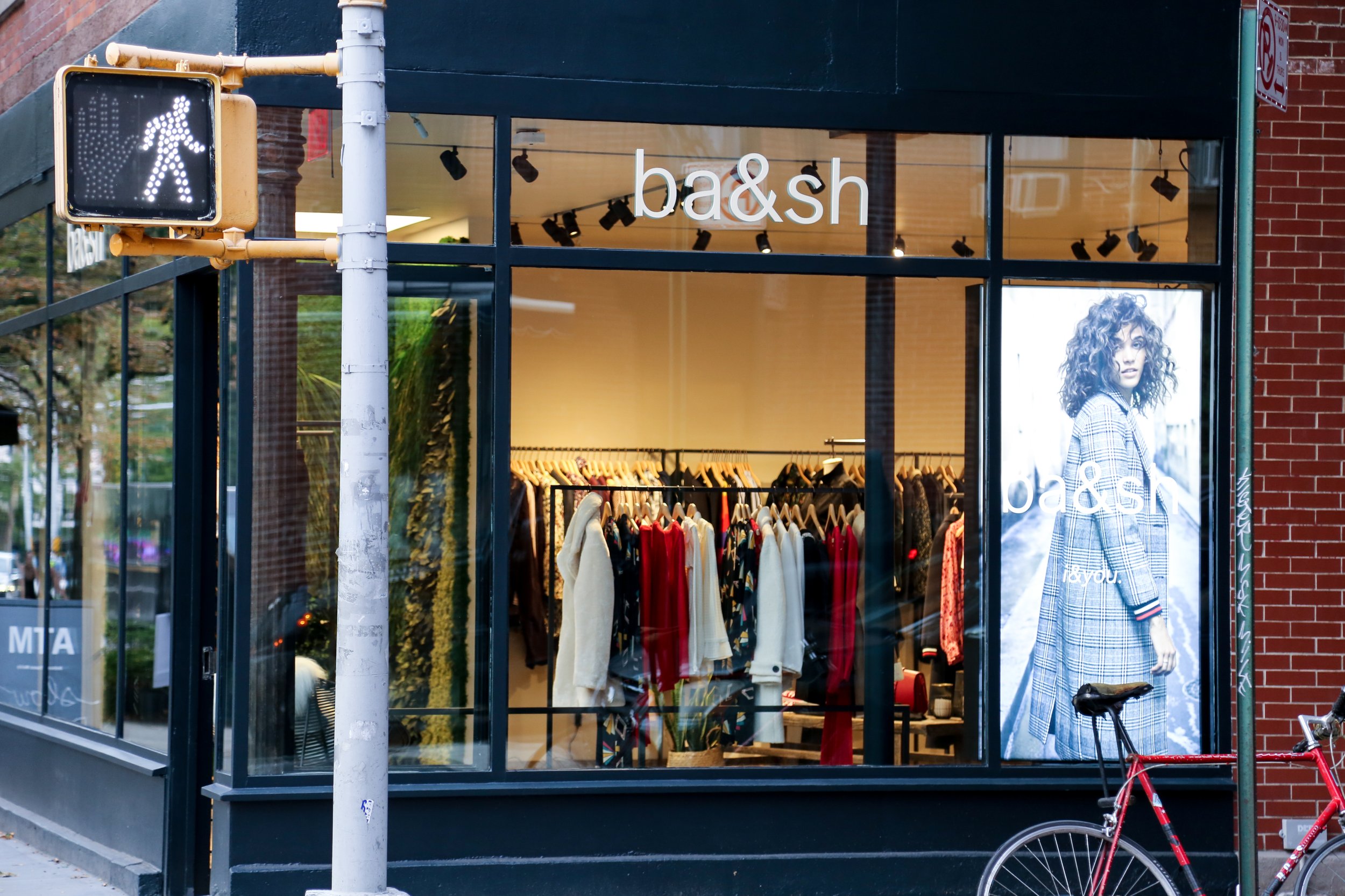 Ba&sh boutique on Bleecker Street, NYC