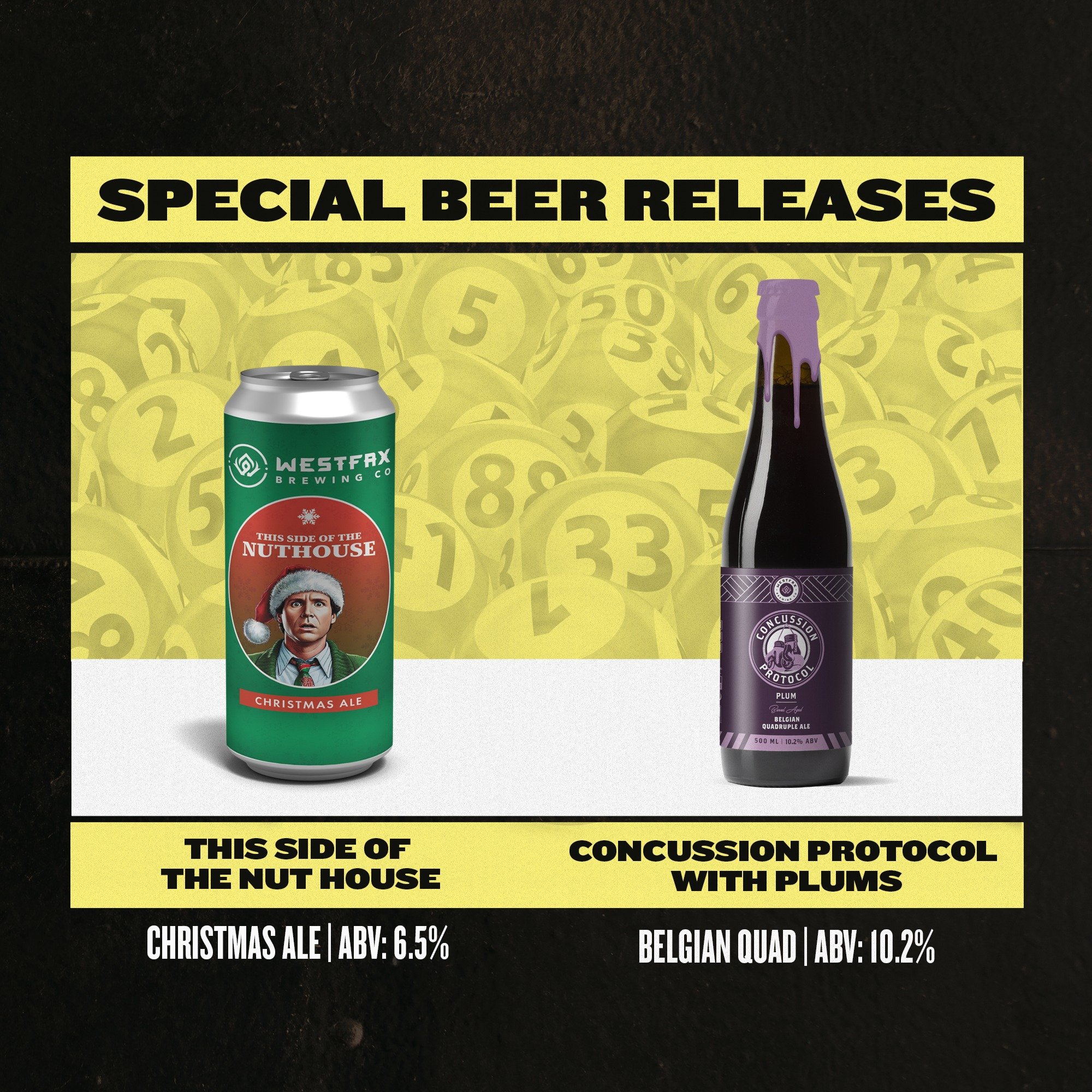 𝐁𝐋𝐀𝐂𝐊 𝐅𝐑𝐈𝐃𝐀𝐘 𝐁𝐈𝐍𝐆𝐎 &amp; 𝐁𝐄𝐄𝐑 𝐑𝐄𝐋𝐄𝐀𝐒𝐄
It's that time of year already! Our Annual Black Friday Bingo &amp; Beer Release! Escape the chaos of Holiday shopping and sit with us, enjoy a beer, some good laughs and win some bottl