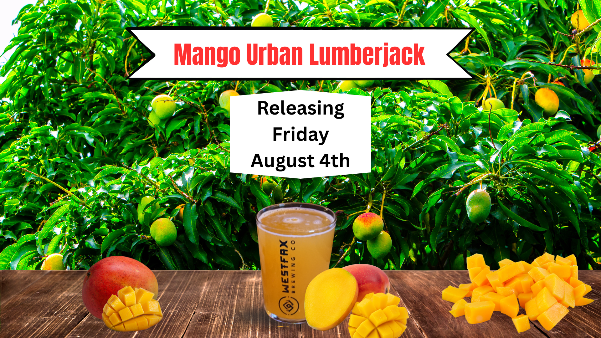 Beer Release - Mango Urban Lumberjack