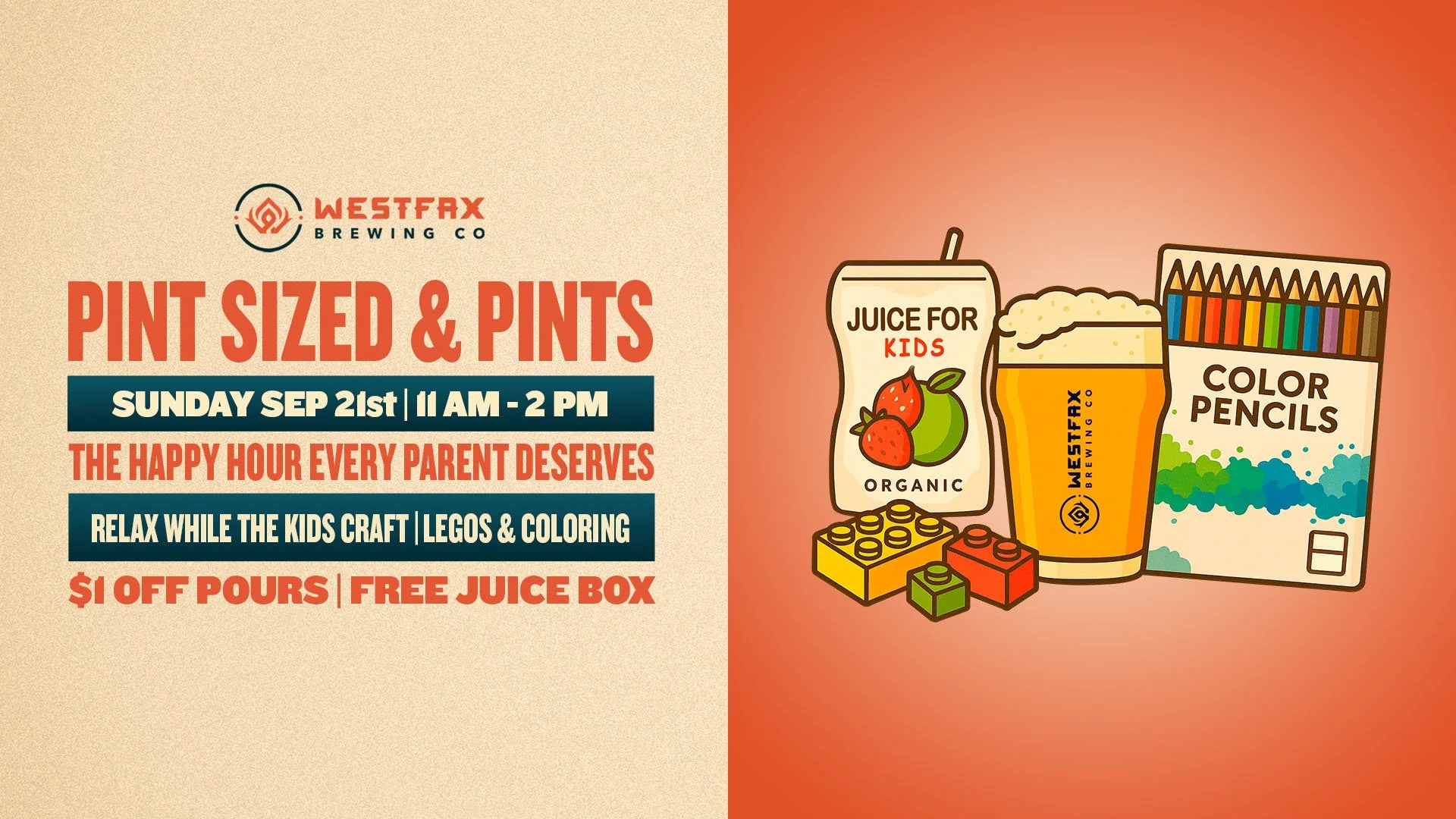 Pint Sized & Pints Family Happy Hour