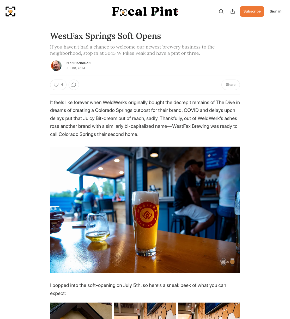 WestFax Springs Soft Opens