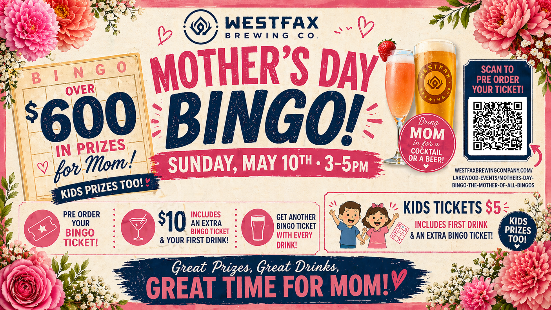 Mother's Day Bingo - THE MOTHER OF ALL BINGOS