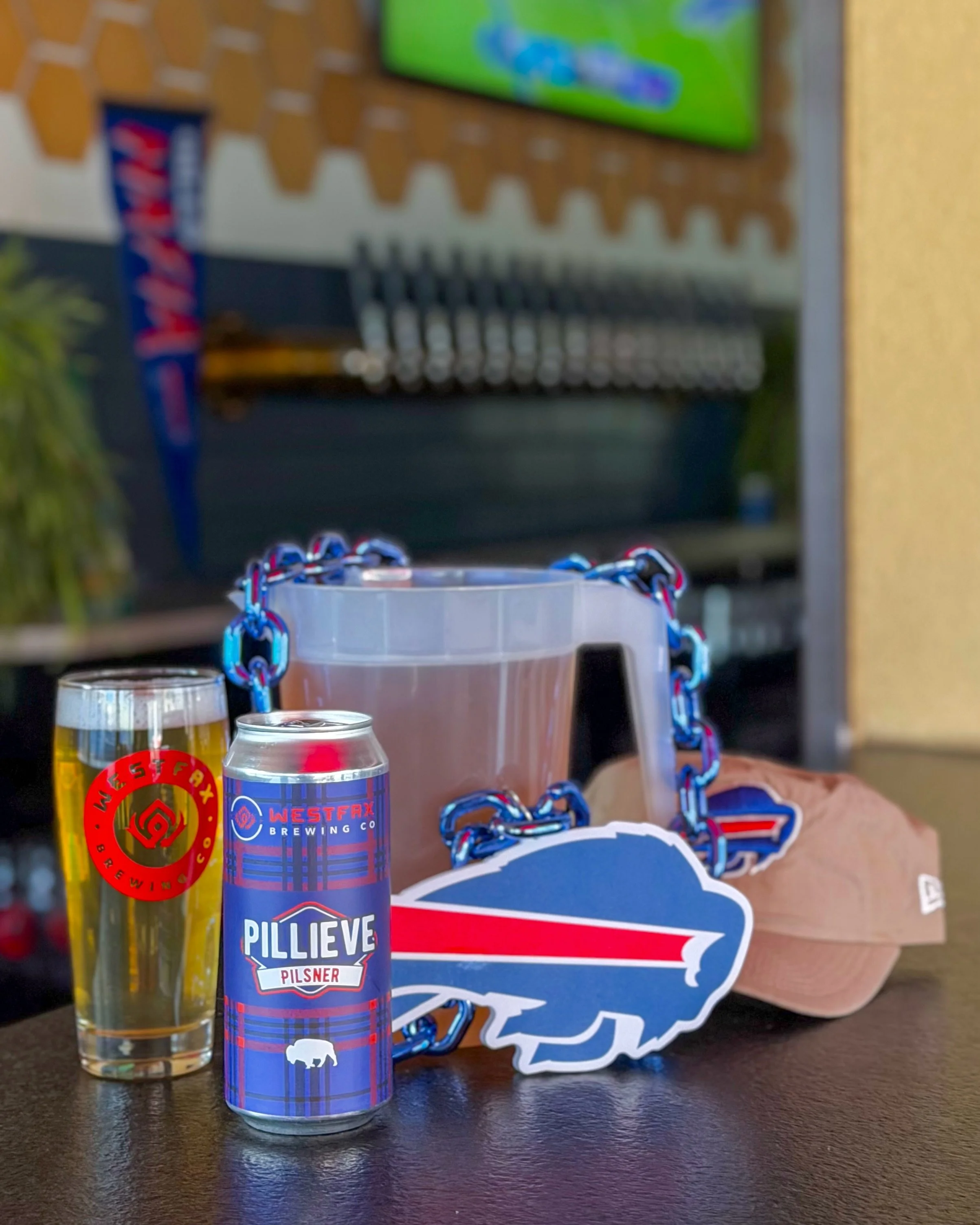 DO YOU PILLIEVE?? 🦬 How about a pitcher of Pillieve Italian Pilsner while watching the Bills take on the Chargers?

Buffalo takes on the Chargers today, and we&rsquo;re ready for another Sunday with the @occbillsbackers 

BILLS VS. CHARGERS
Kickoff 