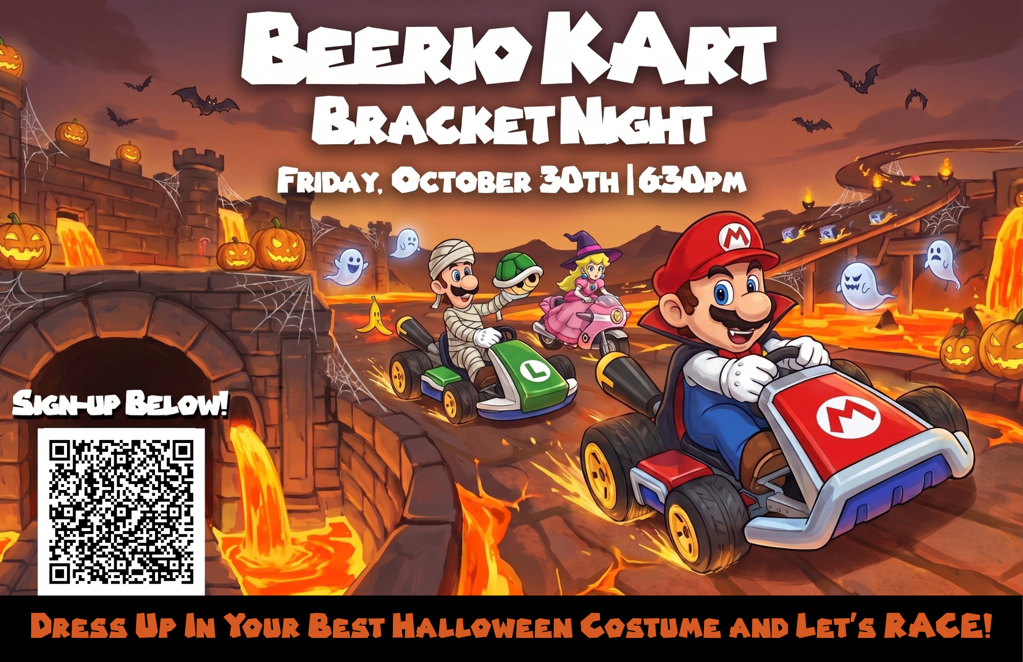 Beerio Kart Halloween Edition