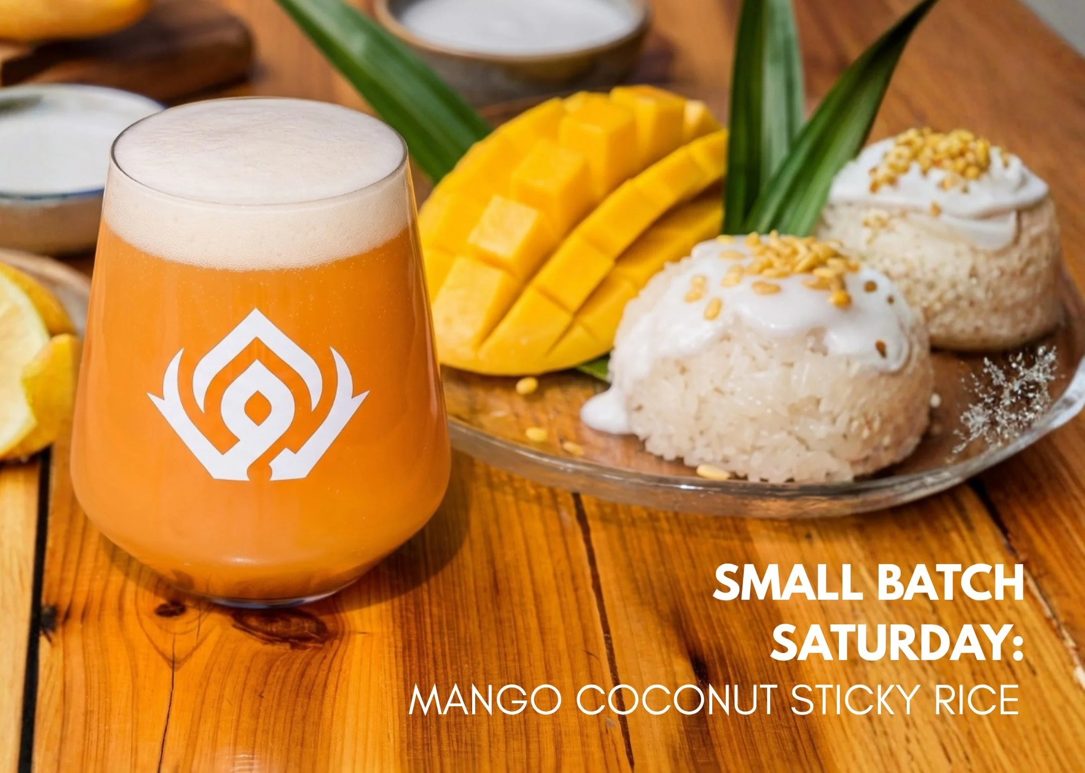 Your last Saturday of the month just got a little sweeter🥭🥥🍻

This month&rsquo;s Small Batch Saturday is bringing a taste of the tropics to WestFax with Mango Coconut Sticky Rice!

Inspired by the classic Thai dessert, this small-batch brew brings