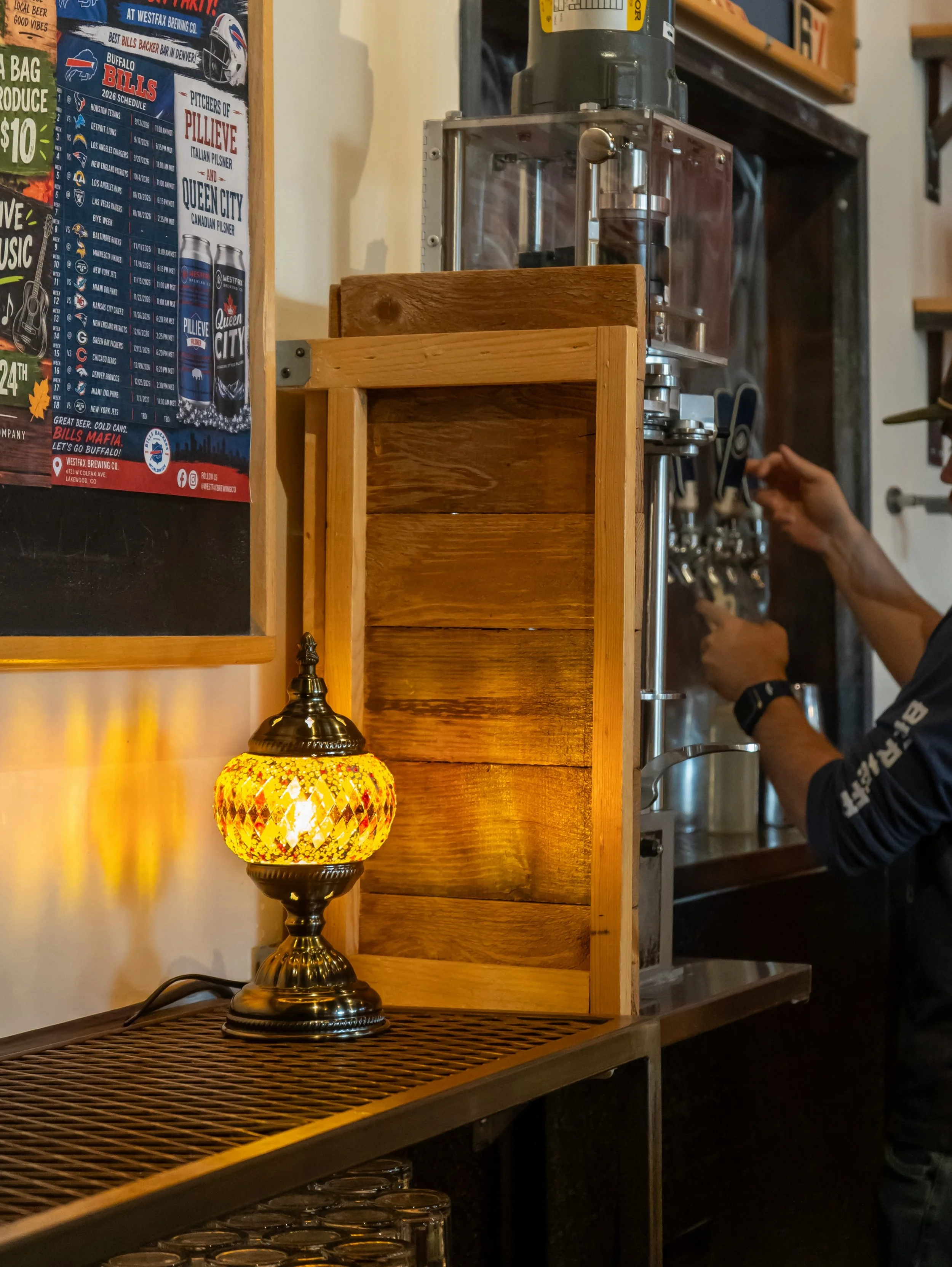 Get creative with us at WestFax! ✨🍻

Join us and Hot Mess Class for a mosaic lamp workshop on Sunday, November 8. Choose your lamp style, create your own colorful design, and take it home. No art experience needed!

📅 Sunday, November 8
⏰ 1&ndash;4