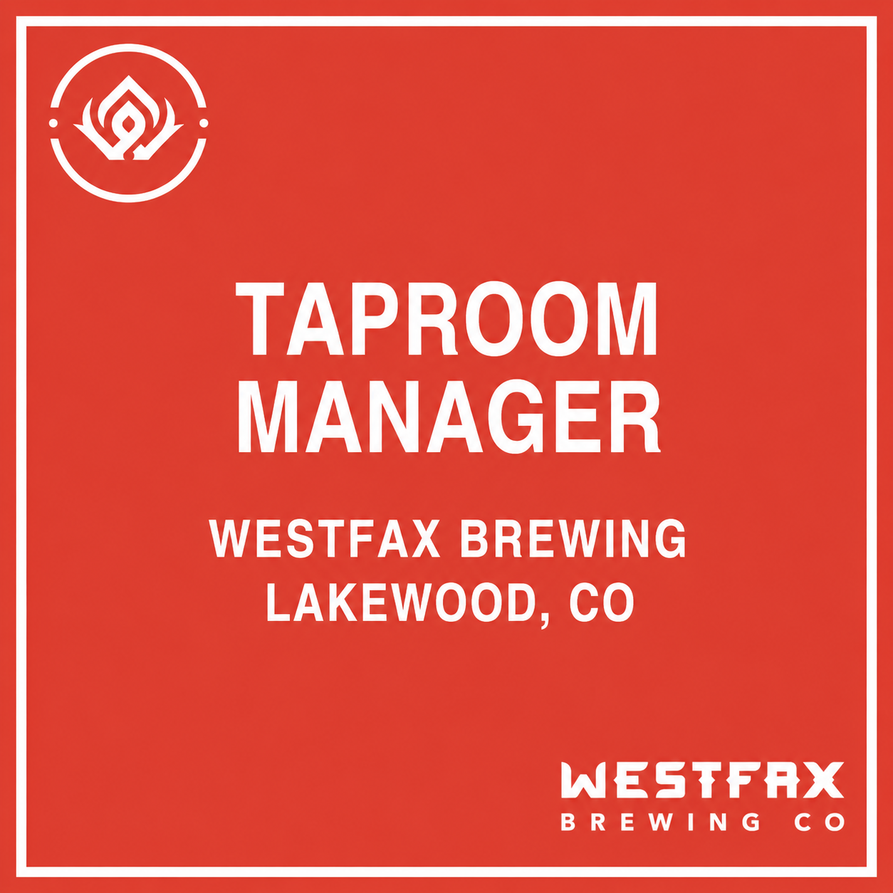 lakewood colorado taproom manager