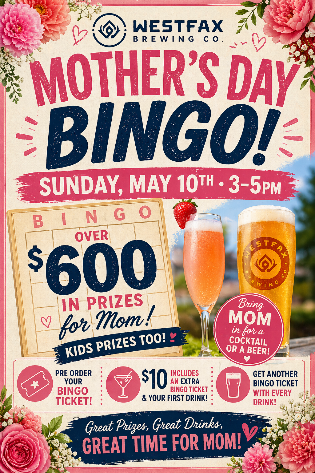 Mother's Day Bingo - THE MOTHER OF ALL BINGOS