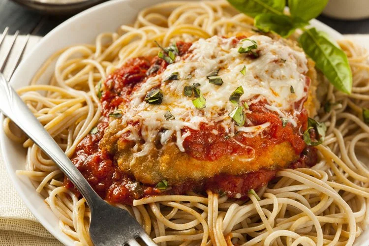 Italian-American Inspired Chicken or Eggplant Parm