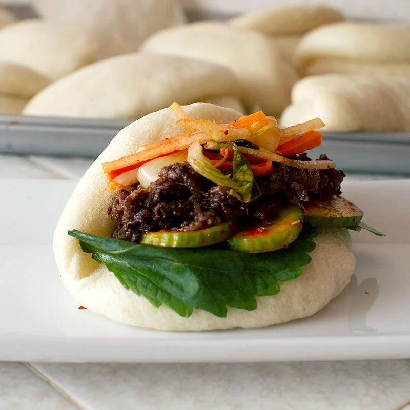 Chinese &amp; Korean Inspired Bulgogi Bao Buns